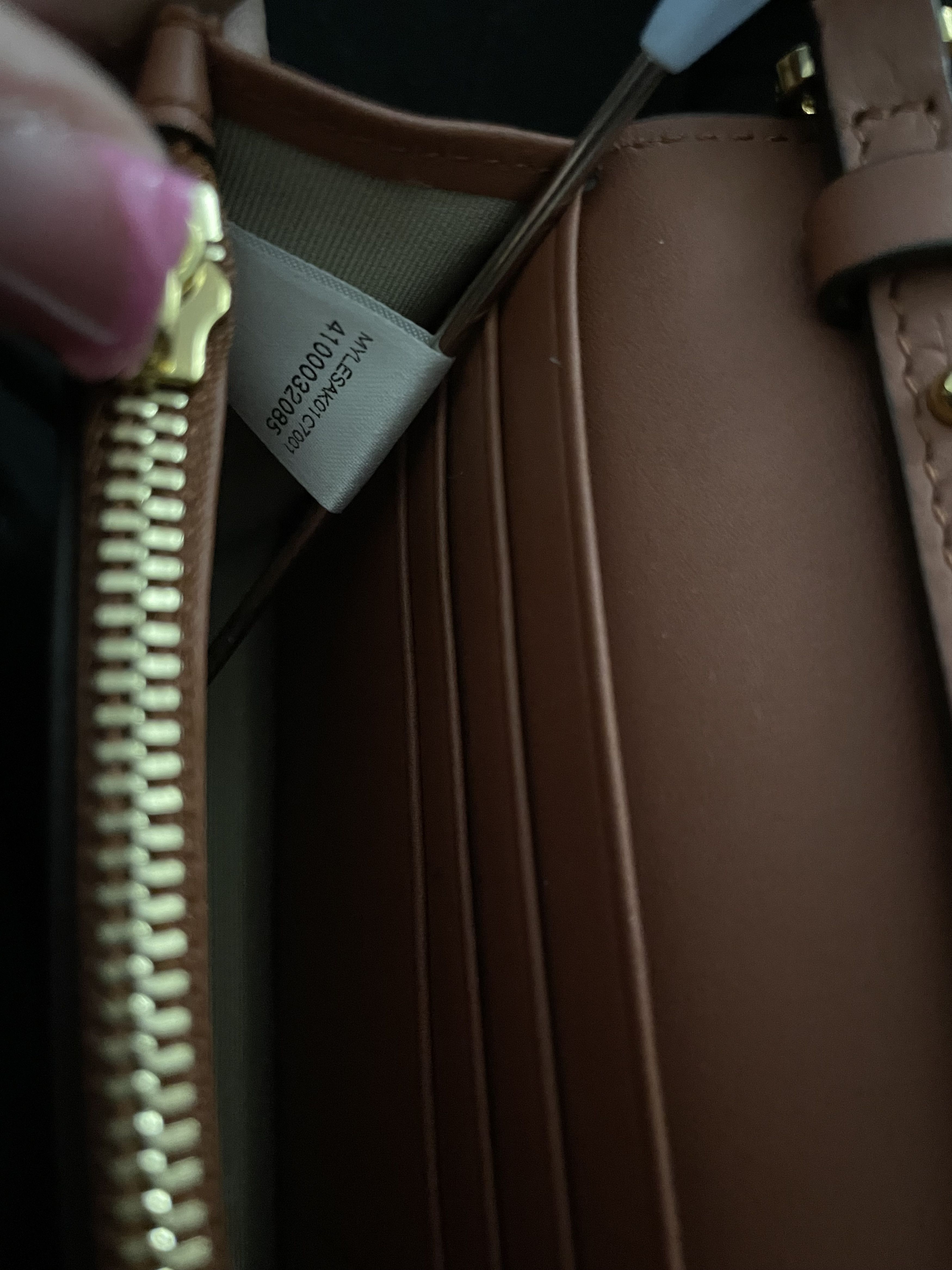 MCM MCM LARGE DIAMOND LEATHER CROSS BODY BROWN BAG Size ONE SIZE - 6 Thumbnail