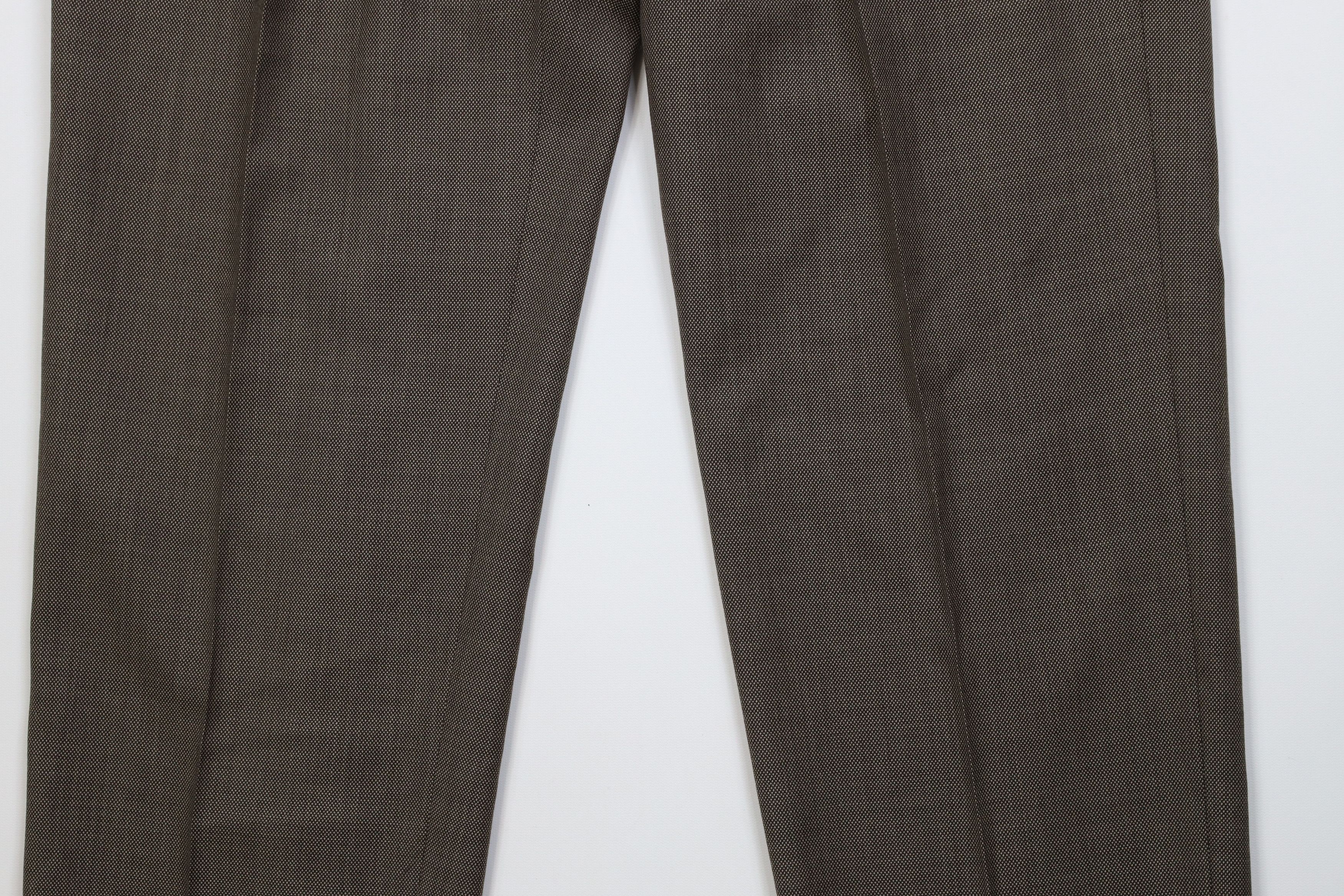 Vintage Vintage 90s Streetwear Virgin Wool Knit Wide Leg Chino Pants Size US 38 / EU 54 - 3 Thumbnail