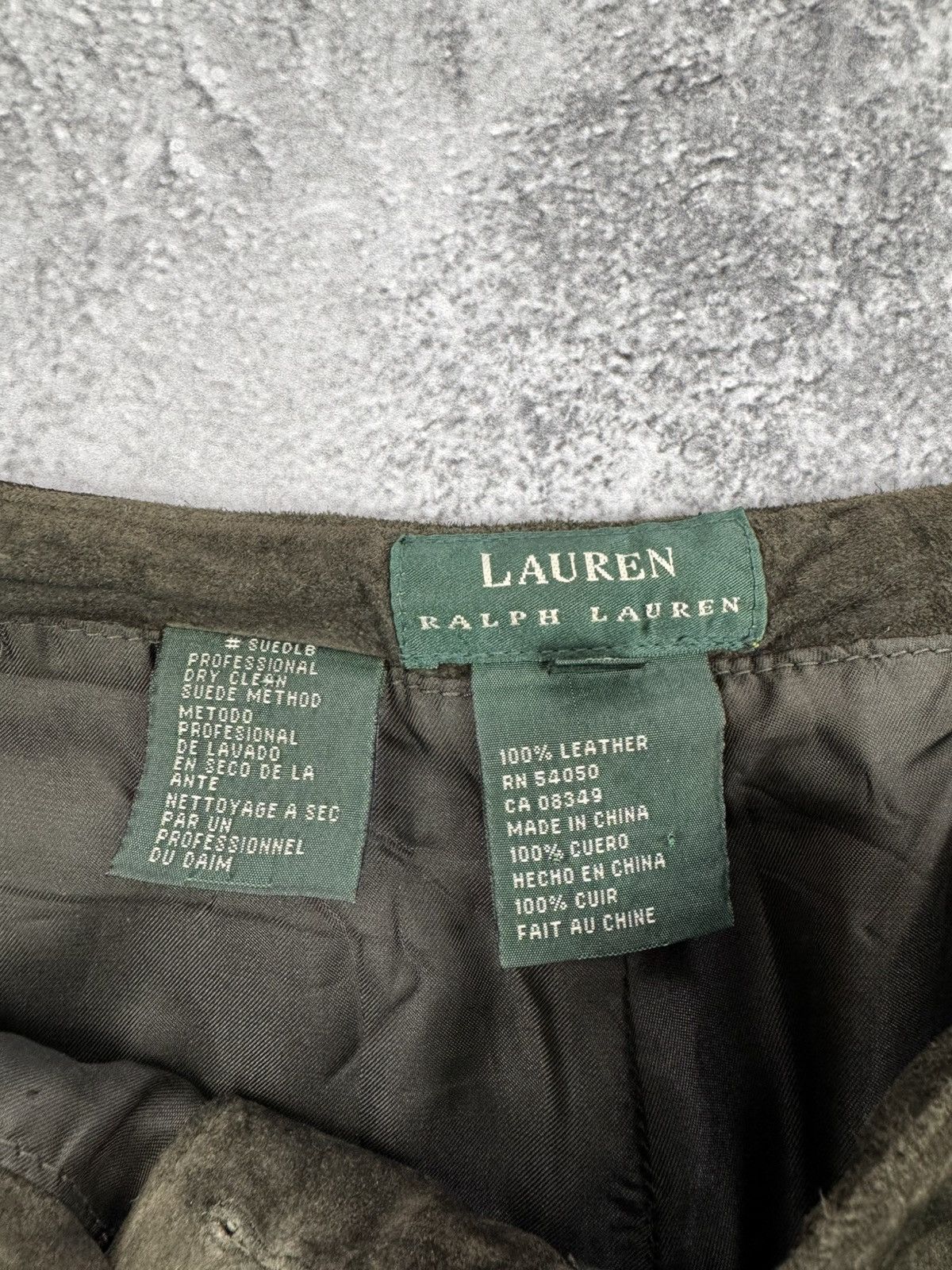 Ralph Lauren Lauren Ralph Lauren Women Suede Pants Khaki Vintage Size M Size 32" / US 10 / IT 46 - 8 Thumbnail