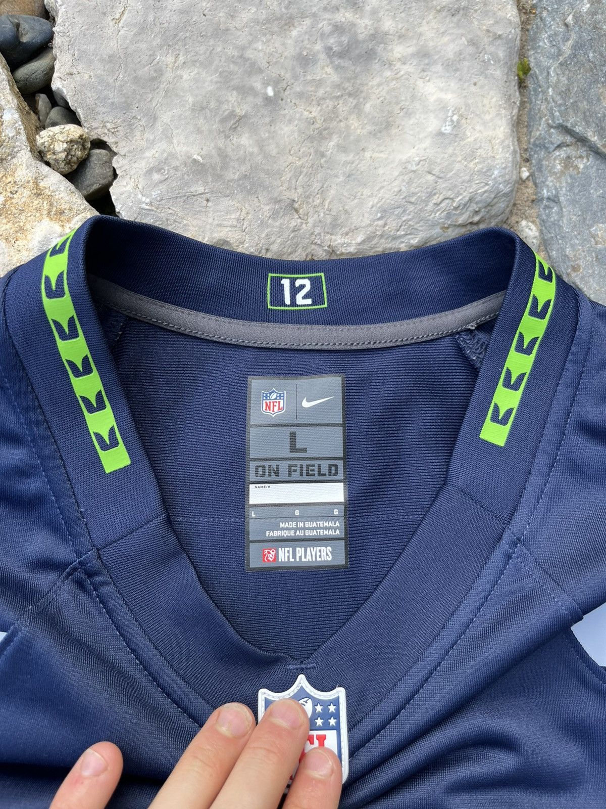 NFL × Nike Nike on Field NFL Seattle Seahawks jersey t-shirt FAN 12 tee Size US L / EU 52-54 / 3 - 13 Thumbnail