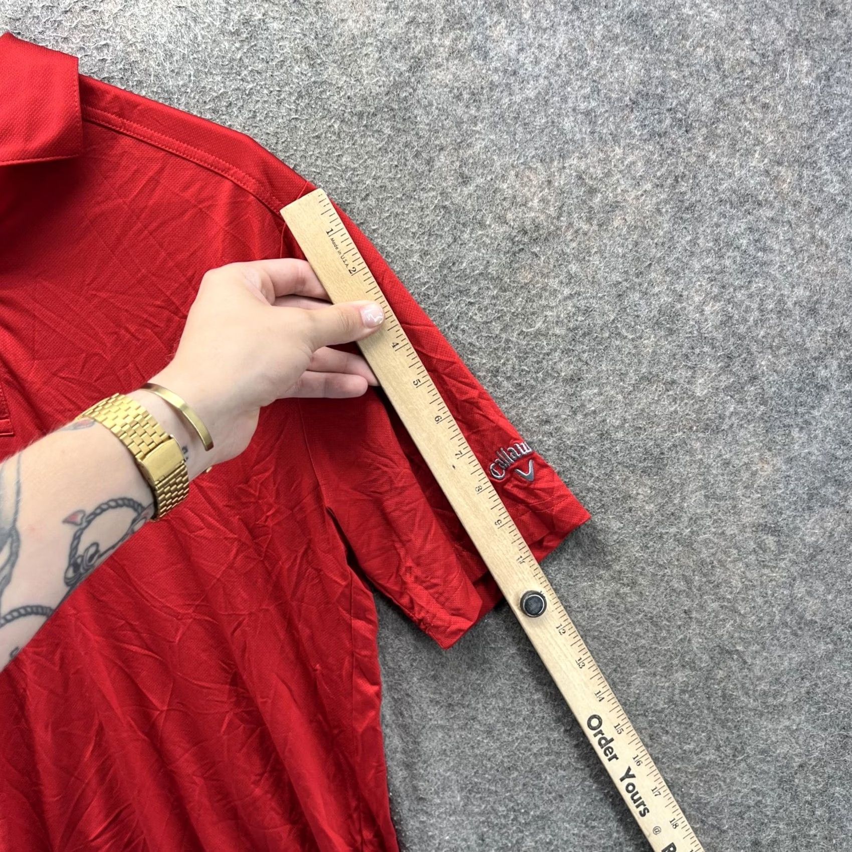 Callaway Callaway Shirt Mens Small Red Opti-Dri Golf Polo Moisture Wicking Short Sleeve Mens Red Opti-Dri Polo Size US S / EU 44-46 / 1 - 3 Thumbnail