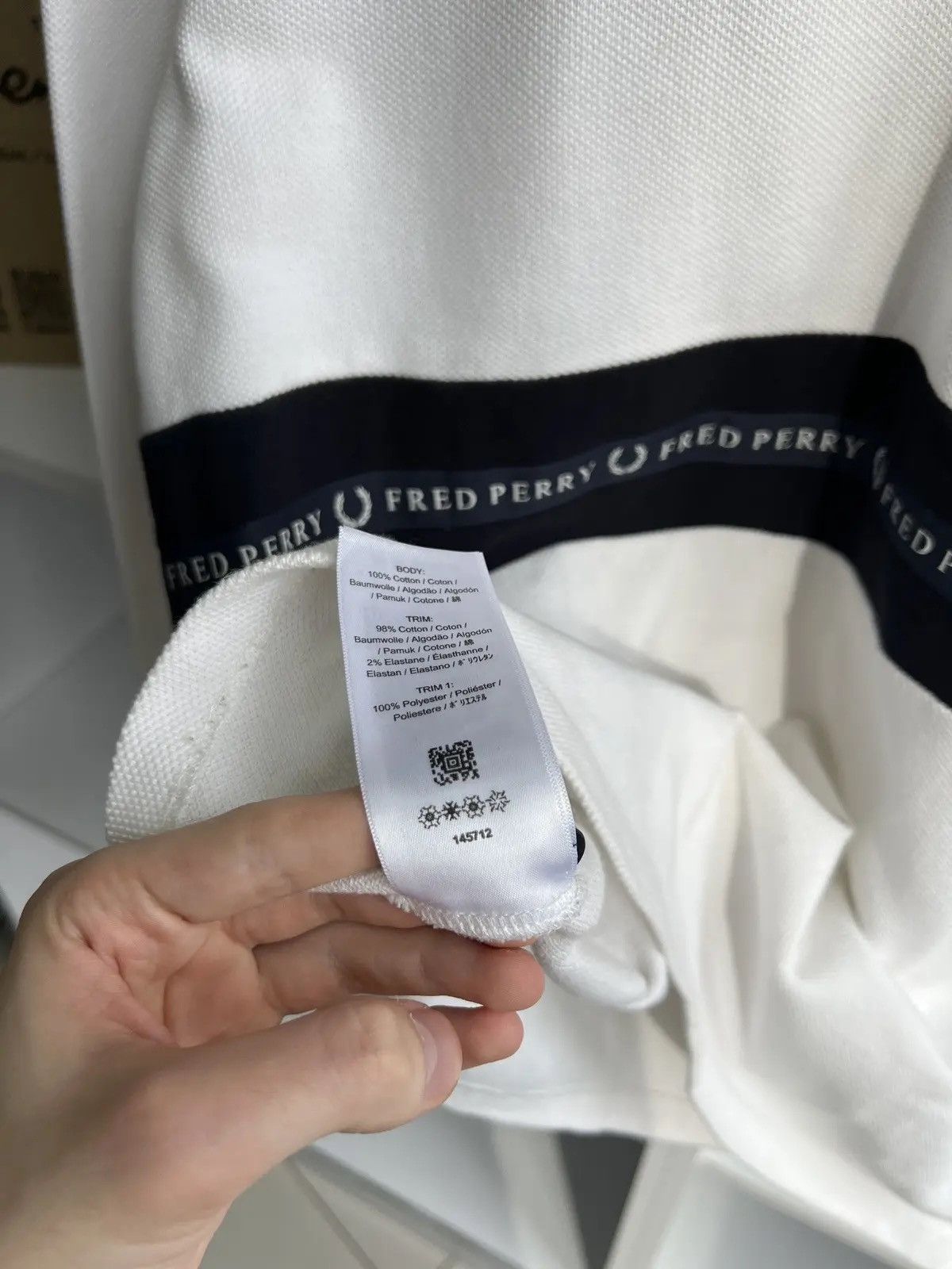 Fred Perry × Vintage Vintage Fred Perry Logo Rugby long sleeve Size US XL / EU 56 / 4 - 9 Thumbnail