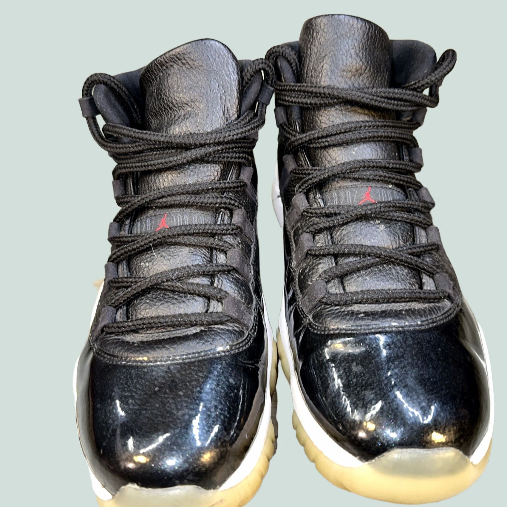 Jordan Brand Jordan Air Jordan 11 Retro 72-10 Black White Men's High Top Athletic 2015 Size US L / EU 52-54 / 3 - 1 Thumbnail