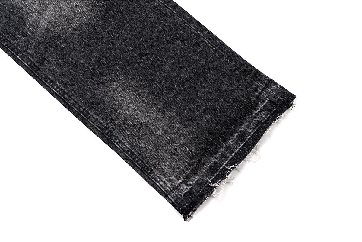 Japanese Brand Streetwear Damaged Hole Washed Baggy Jeans Size US 35 - 10 Thumbnail
