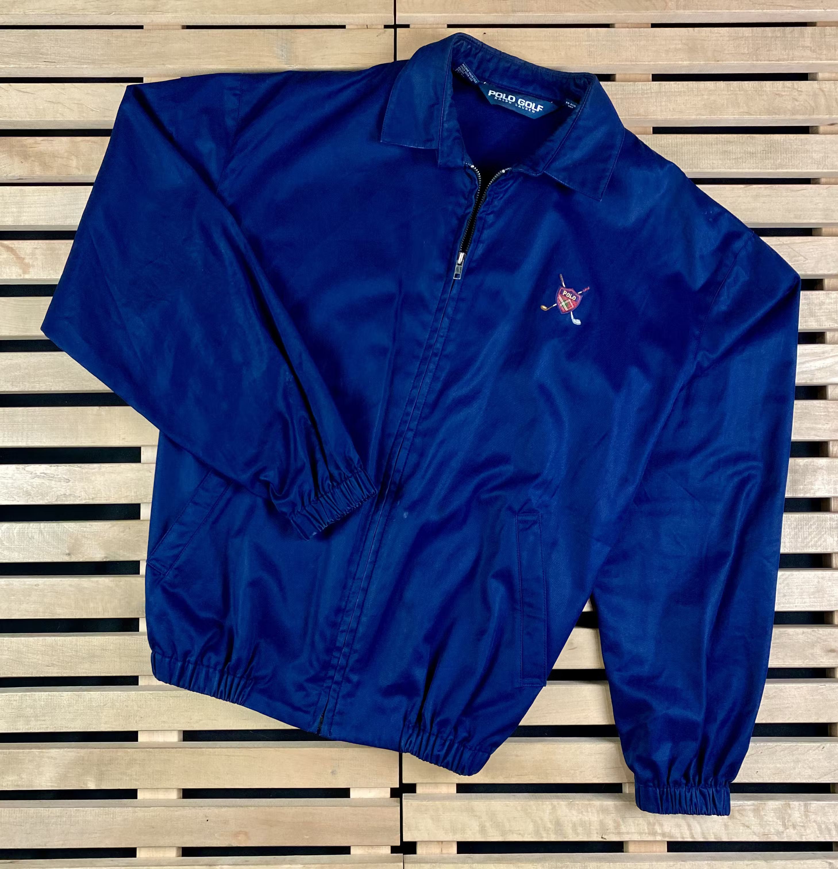Polo Ralph Lauren × Ralph Lauren × Vintage Mens Bomber Jacket Polo Golf Ralph Lauren Vintage Size M Size US M / EU 48-50 / 2 - 1 Thumbnail