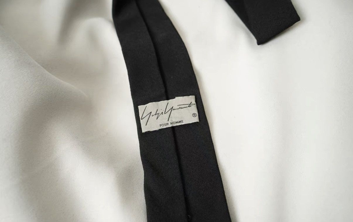 Yohji Yamamoto Yohji Yamamoto Low Flight Tie Size ONE SIZE - 6 Thumbnail