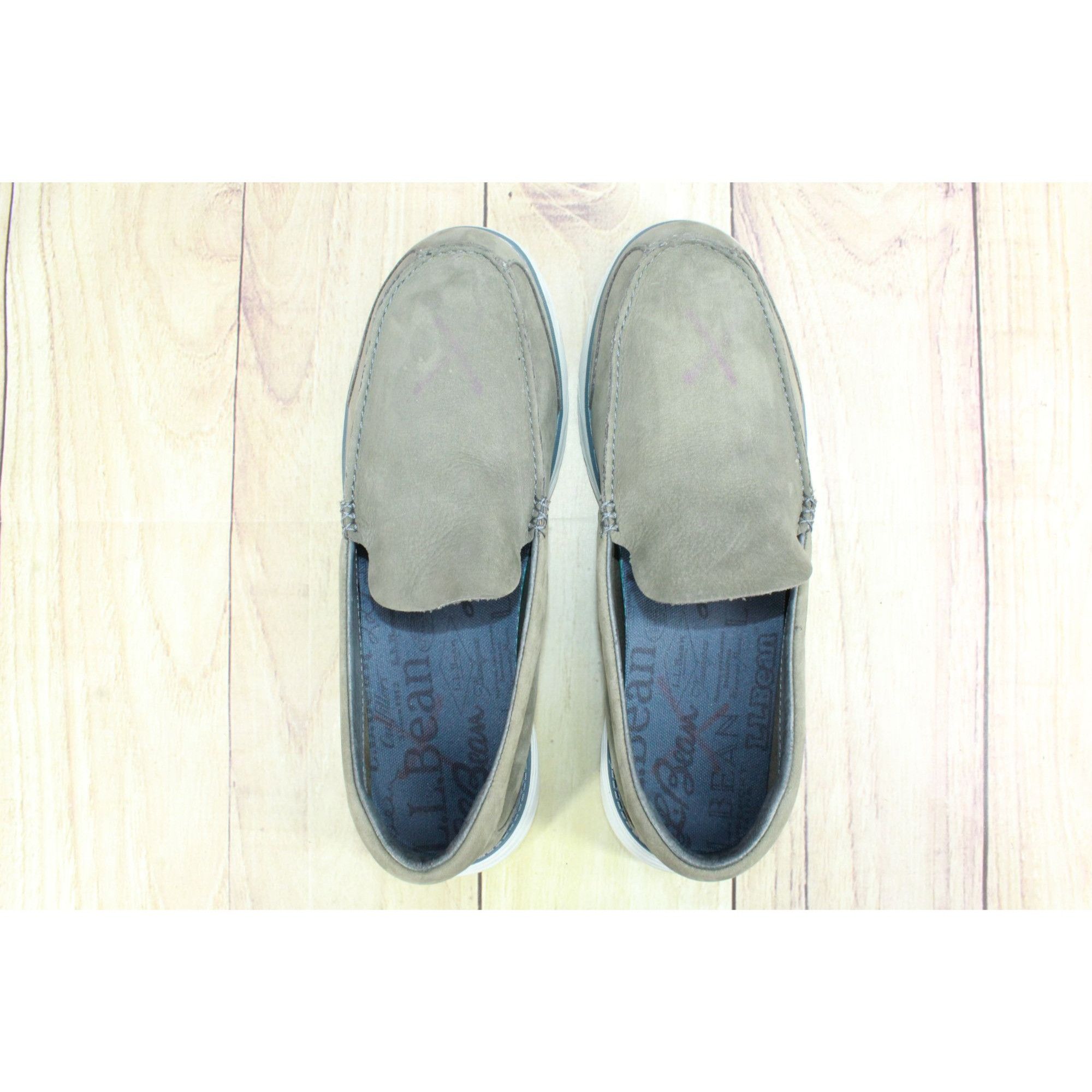 L.L. Bean LL Bean Men’s Kennebec Slip-On Shoes Leather Size US 11.5 / EU 44-45 - 10 Thumbnail