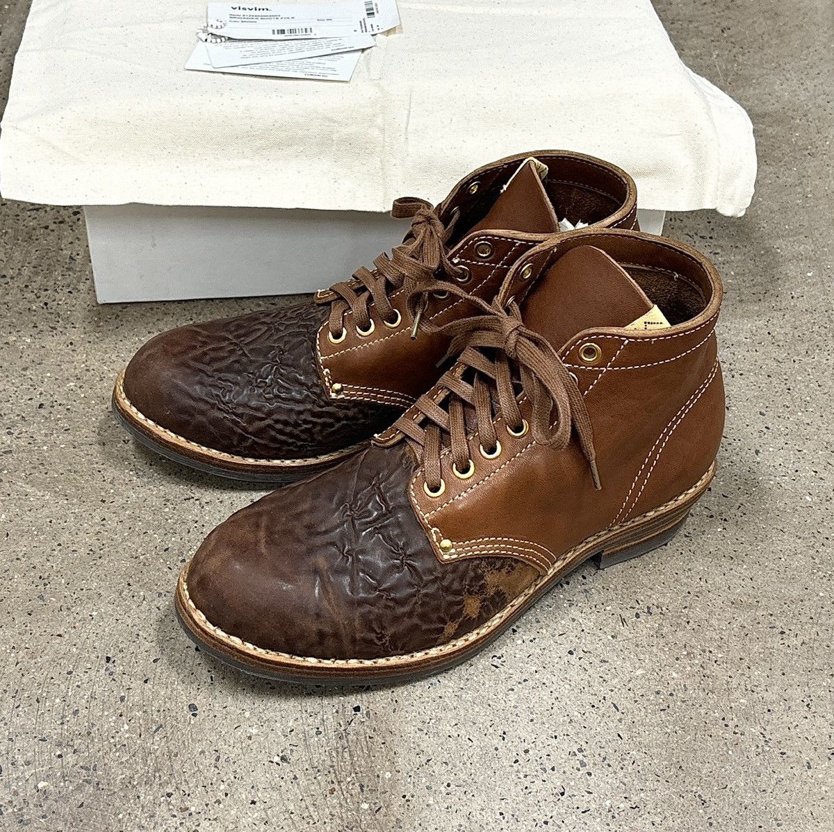 Visvim Visvim 22aw Brigadier Boots Folk（horsehide） Brown Size US 9 / EU 42 - 11 Thumbnail