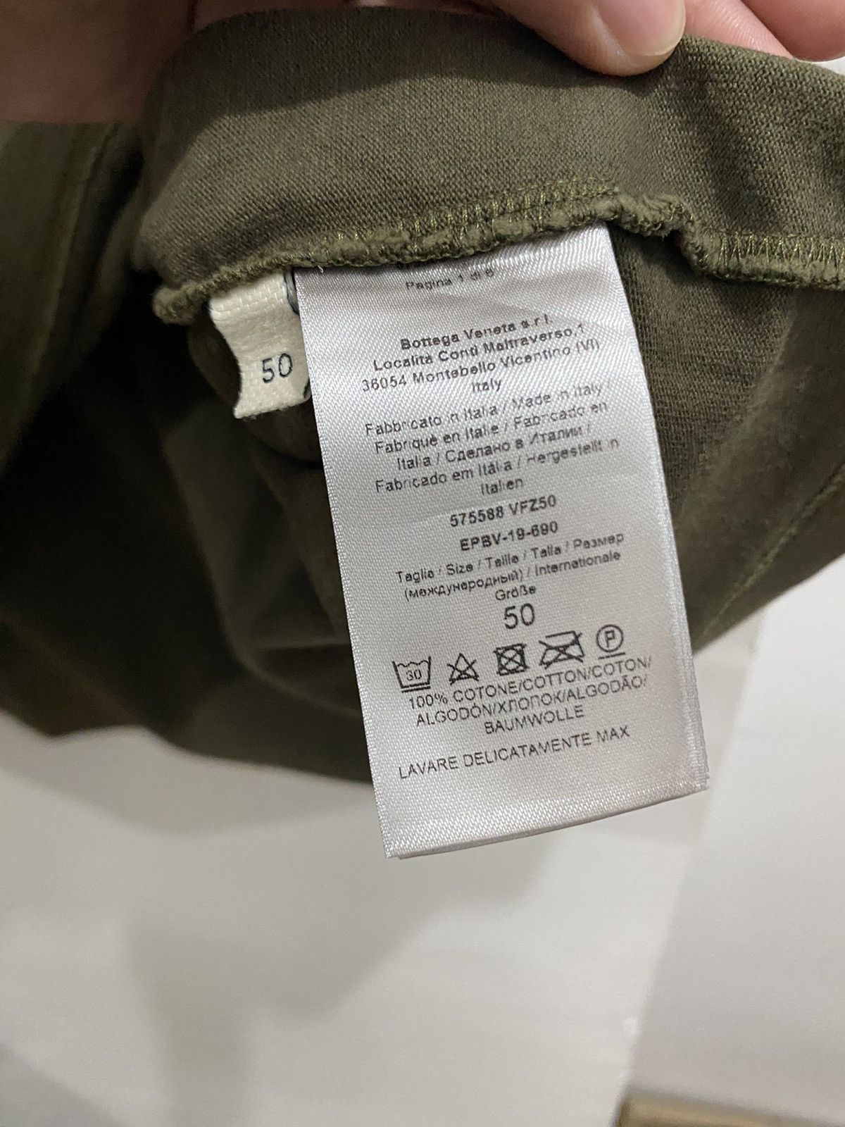Bottega Veneta BOTTEGA VENETA PRE-FALL 2019 GREEN PLAIN SHIRT Size US M / EU 48-50 / 2 - 6 Thumbnail