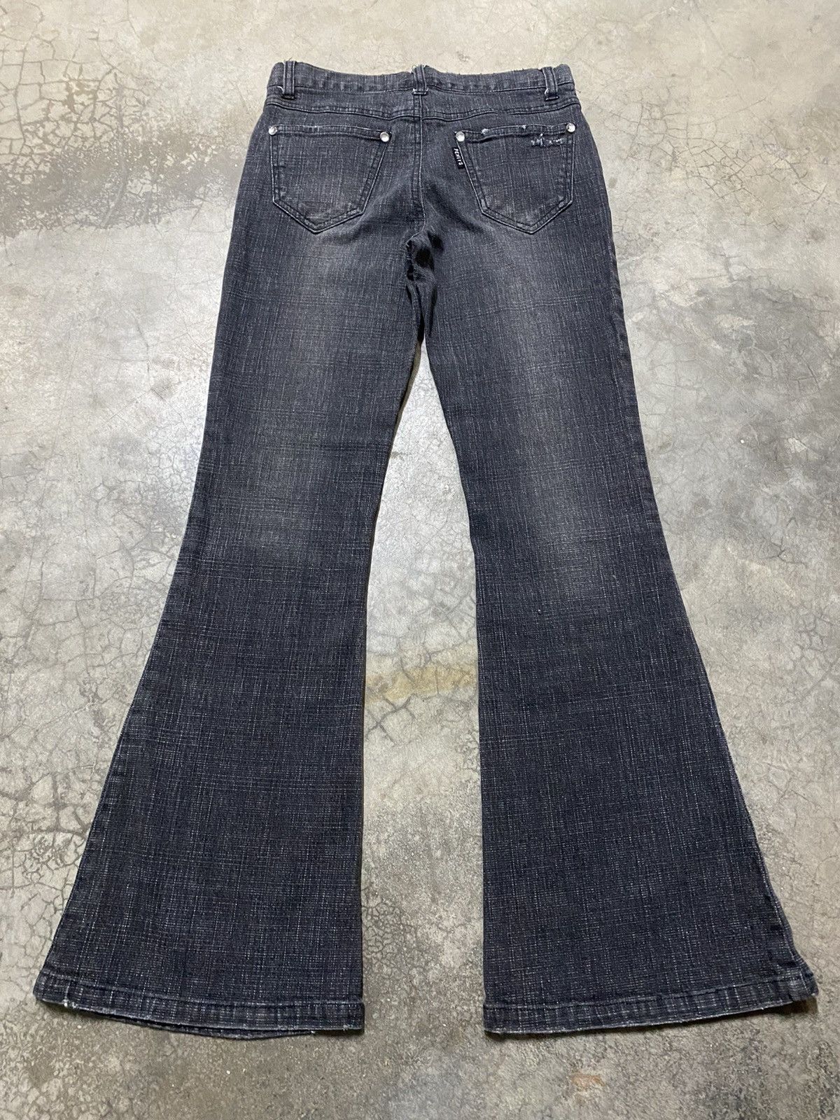 Hysteric Glamour × If Six Was Nine × Le Grande Bleu (L.G.B.) Flare Jeans Japanese Penty’s Stretch Denim p91 Size 27" / US 4 / IT 40 - 8 Thumbnail