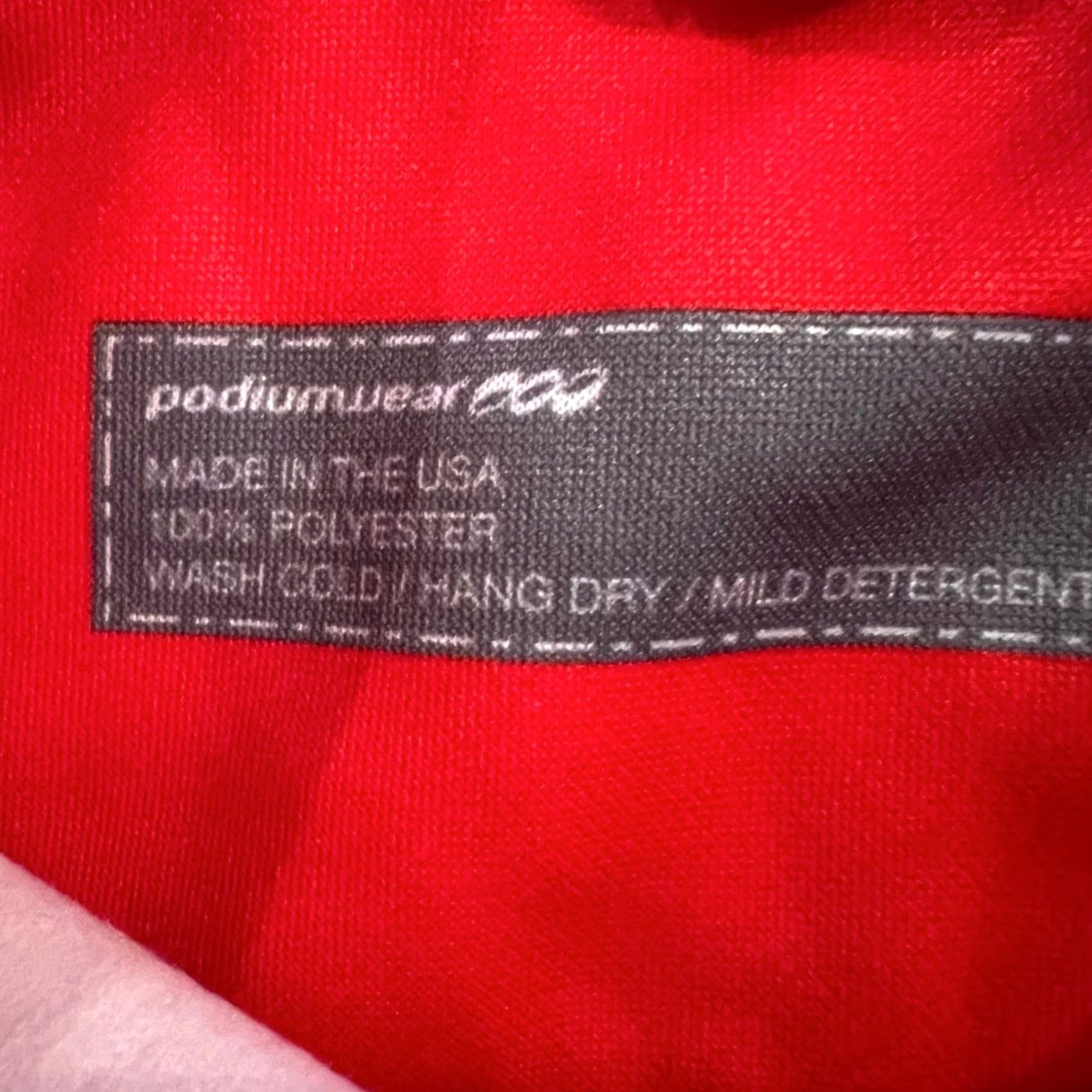 Coach Podium Wear Hoodie Adult XL Red Coach NICA Sweatshirt Performance Size US XL / EU 56 / 4 - 7 Thumbnail