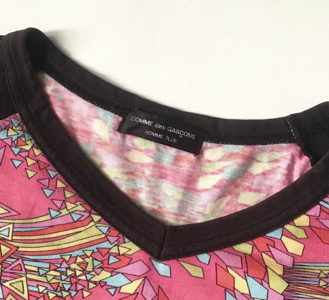 Comme des Garcons Vintage cdg homme plus psychedelic twotone longsleeve Size US S / EU 44-46 / 1 - 8 Thumbnail