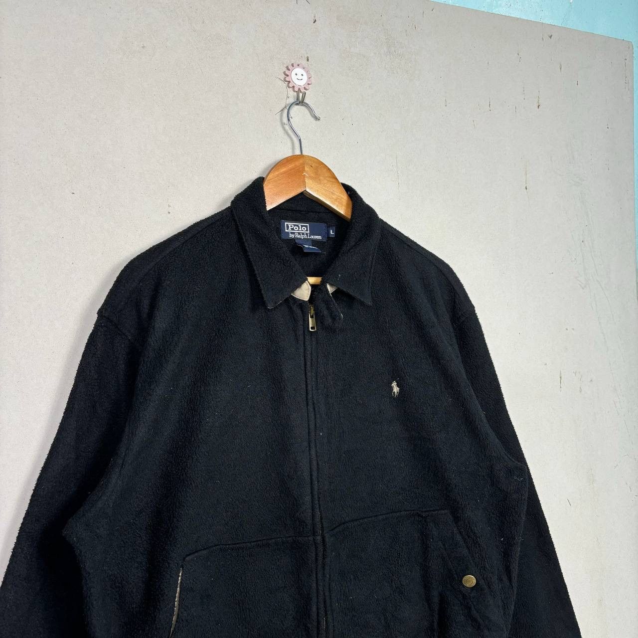 Polo Ralph Lauren Vintage Polo Ralph Lauren Fleece Bomber Jacket Size US L / EU 52-54 / 3 - 3 Thumbnail