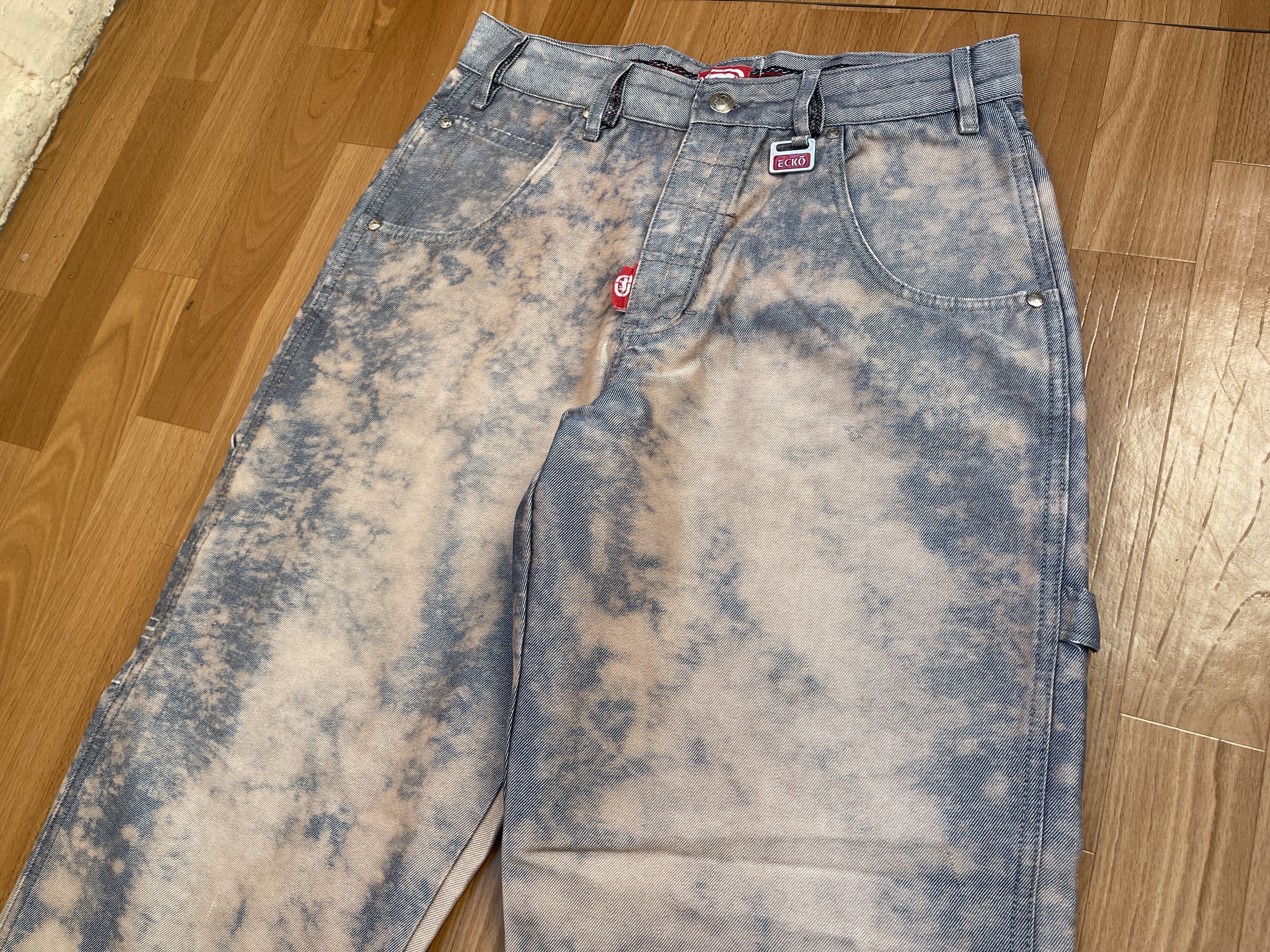 Ecko Unltd. Ecko Unltd jeans, baggy, vintage 90s hip hop skater Y2K W 32 Size US 32 / EU 48 - 12 Thumbnail