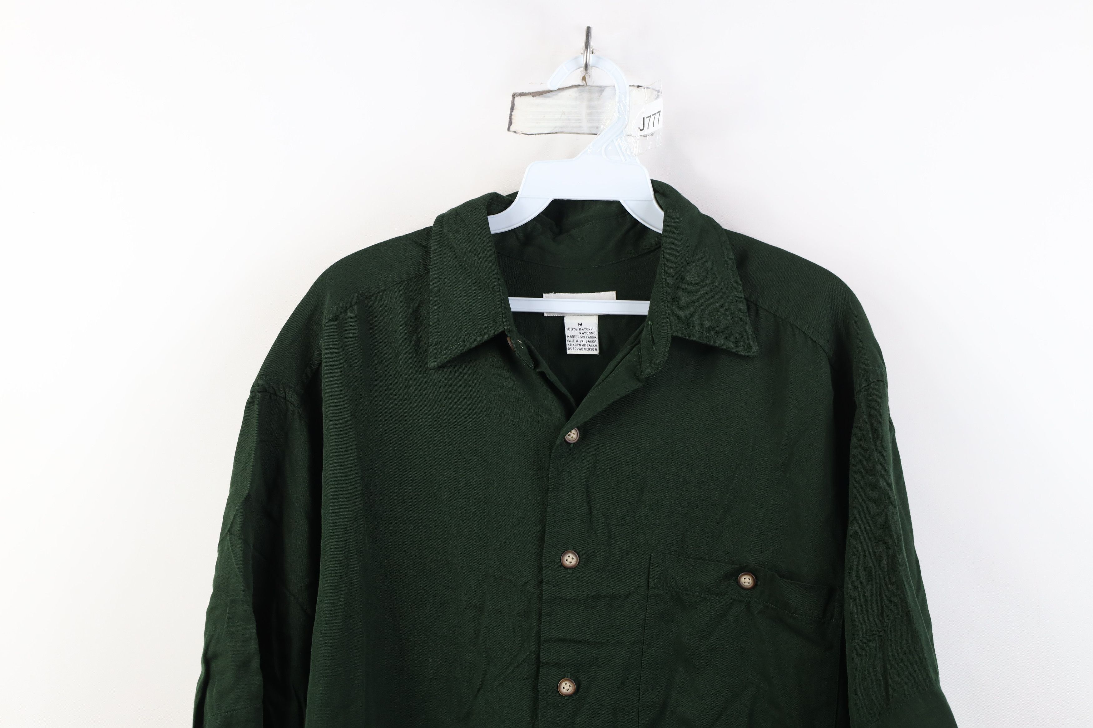 Vintage Vintage 90s Streetwear Gabardine Short Sleeve Button Shirt Size US M / EU 48-50 / 2 - 2 Thumbnail