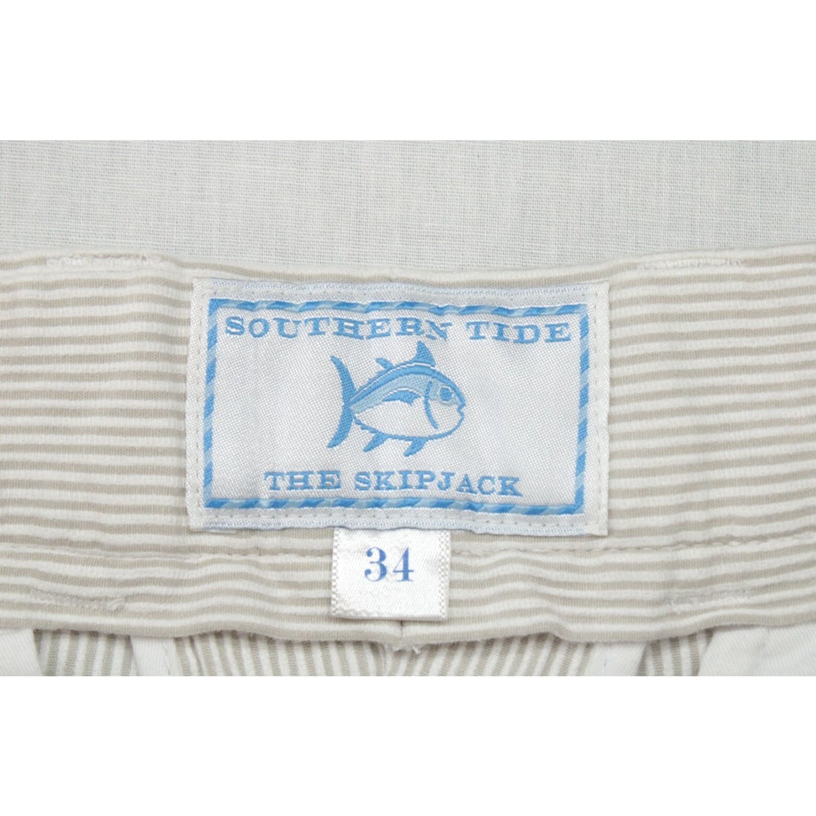 Southern Tide Southern Tide Shorts Men Flat Front Corded Stretch Skipjack Blue Stripe 34 Size US 34 / EU 50 - 6 Thumbnail