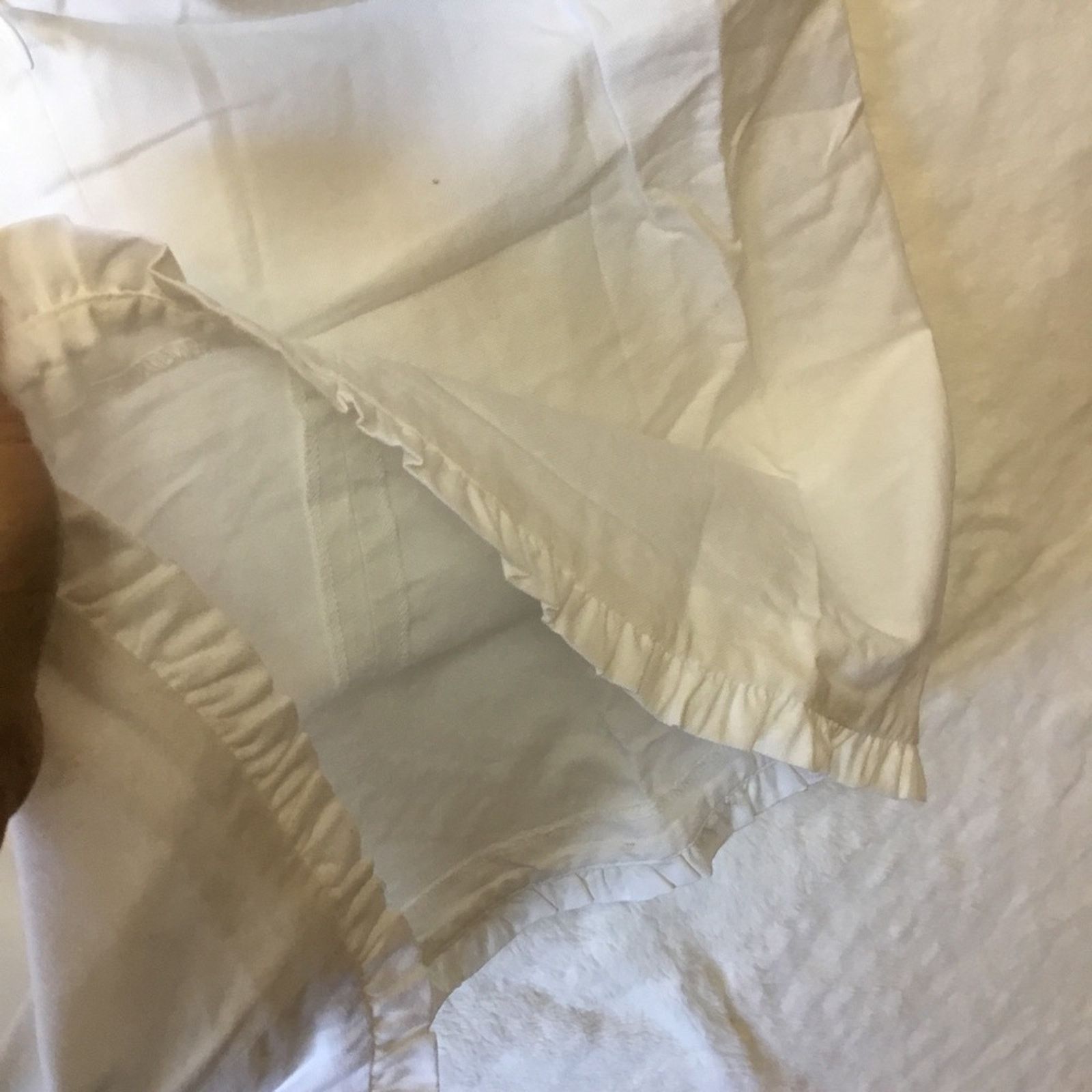 J.Crew J, Crew White Wrap Ruffle Tulip Skirt Size 27" / US 4 / IT 40 - 5 Thumbnail