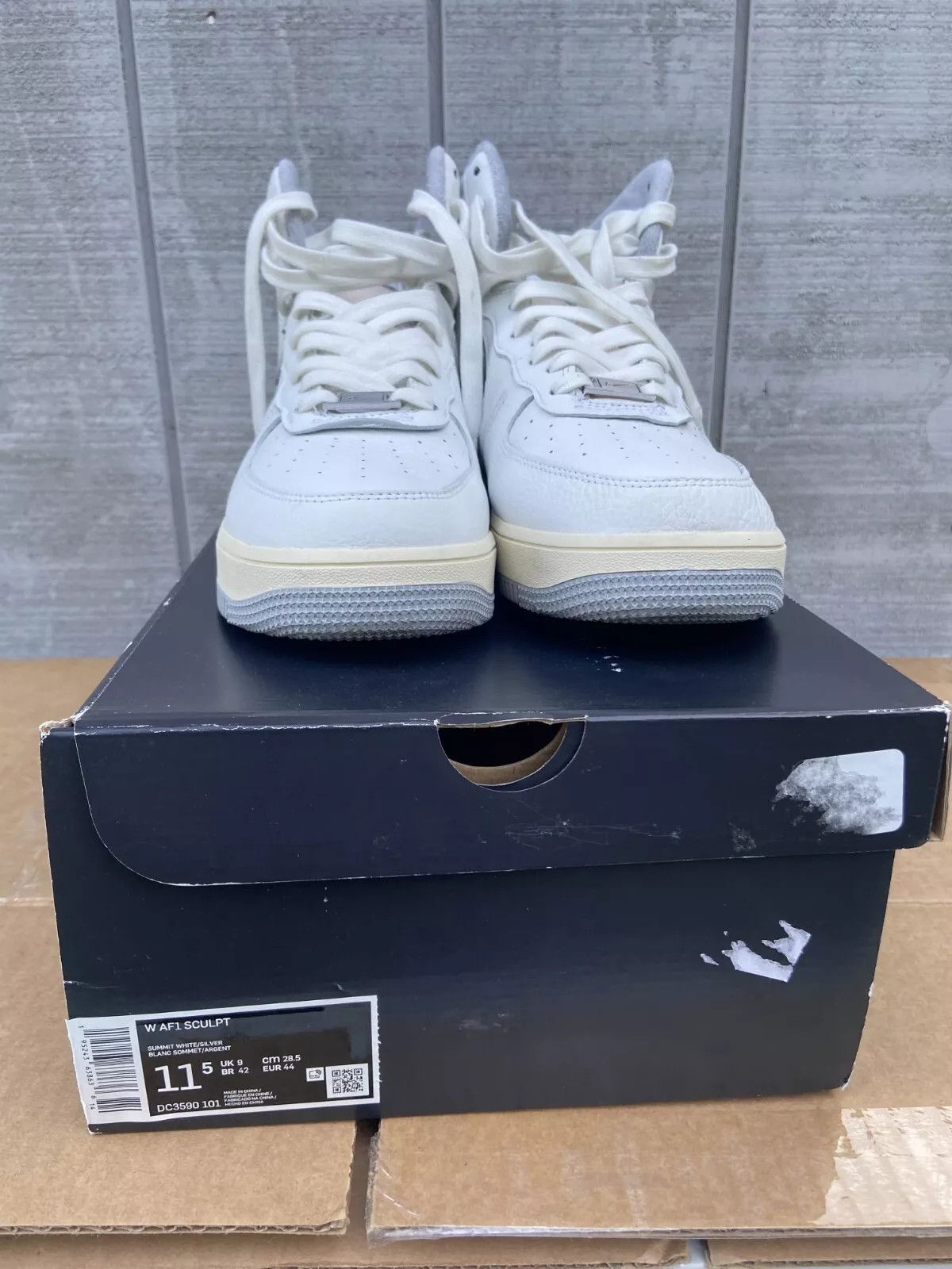 Nike Nike Air Force 1 High Sculpt White Silver Size 11.5w / 10m Size US 11.5 / IT 41.5 - 9 Thumbnail