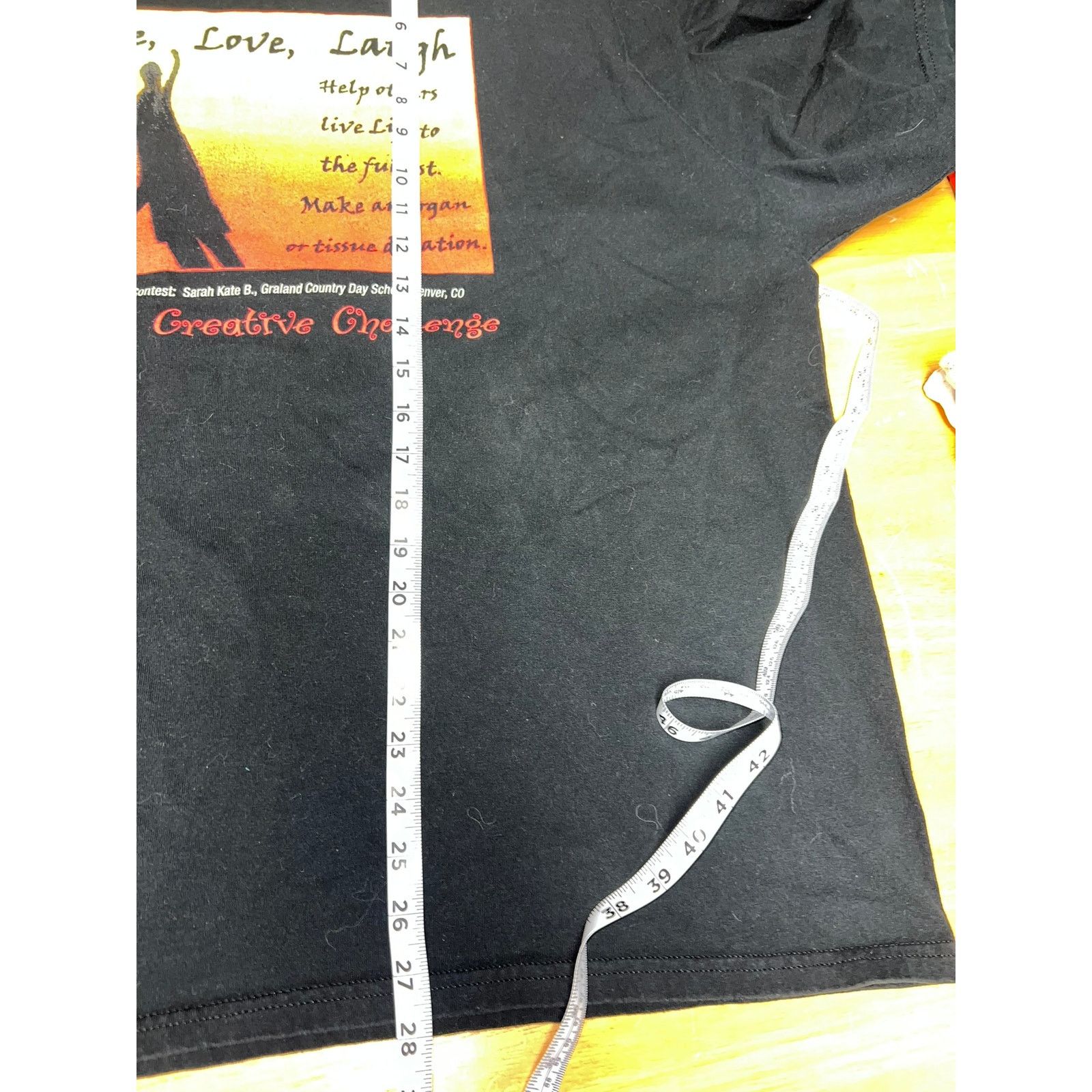 Gildan Live Laugh Love Shirt Creative Challenge Colorado Tee 2XL Size US XXL / EU 58 / 5 - 8 Thumbnail