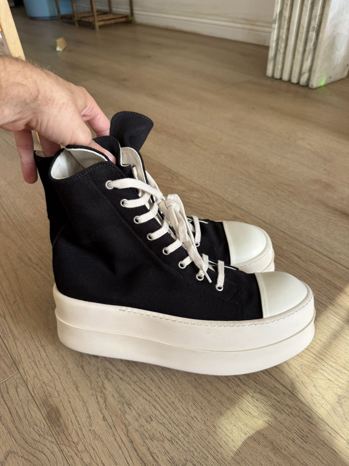 Rick Owens Mega Bumper Ramones 44 Size US 11 / EU 44 - 2 Thumbnail