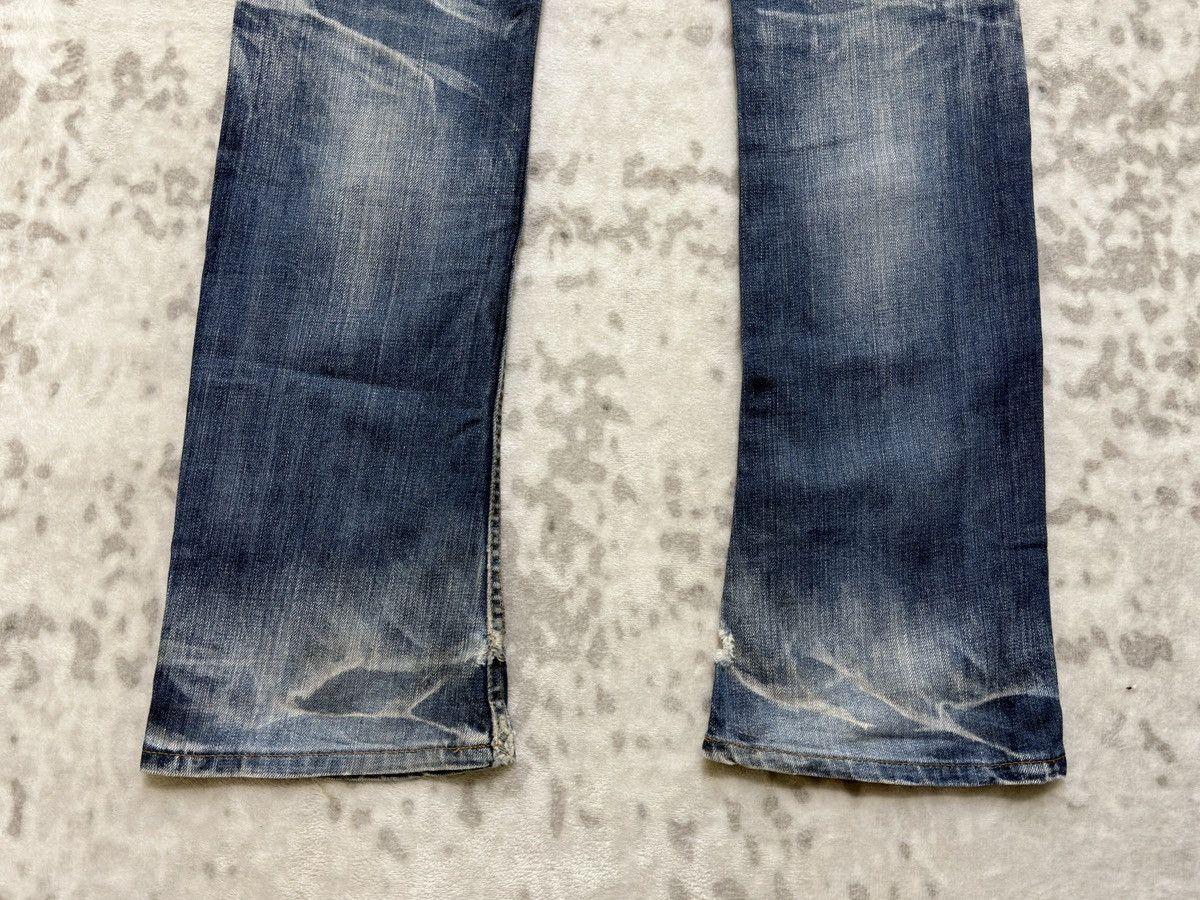 If Six Was Nine Vintage Jackrose Distressed Flare Bootcut Grunge Whiskered Size US 30 / EU 46 - 13 Thumbnail