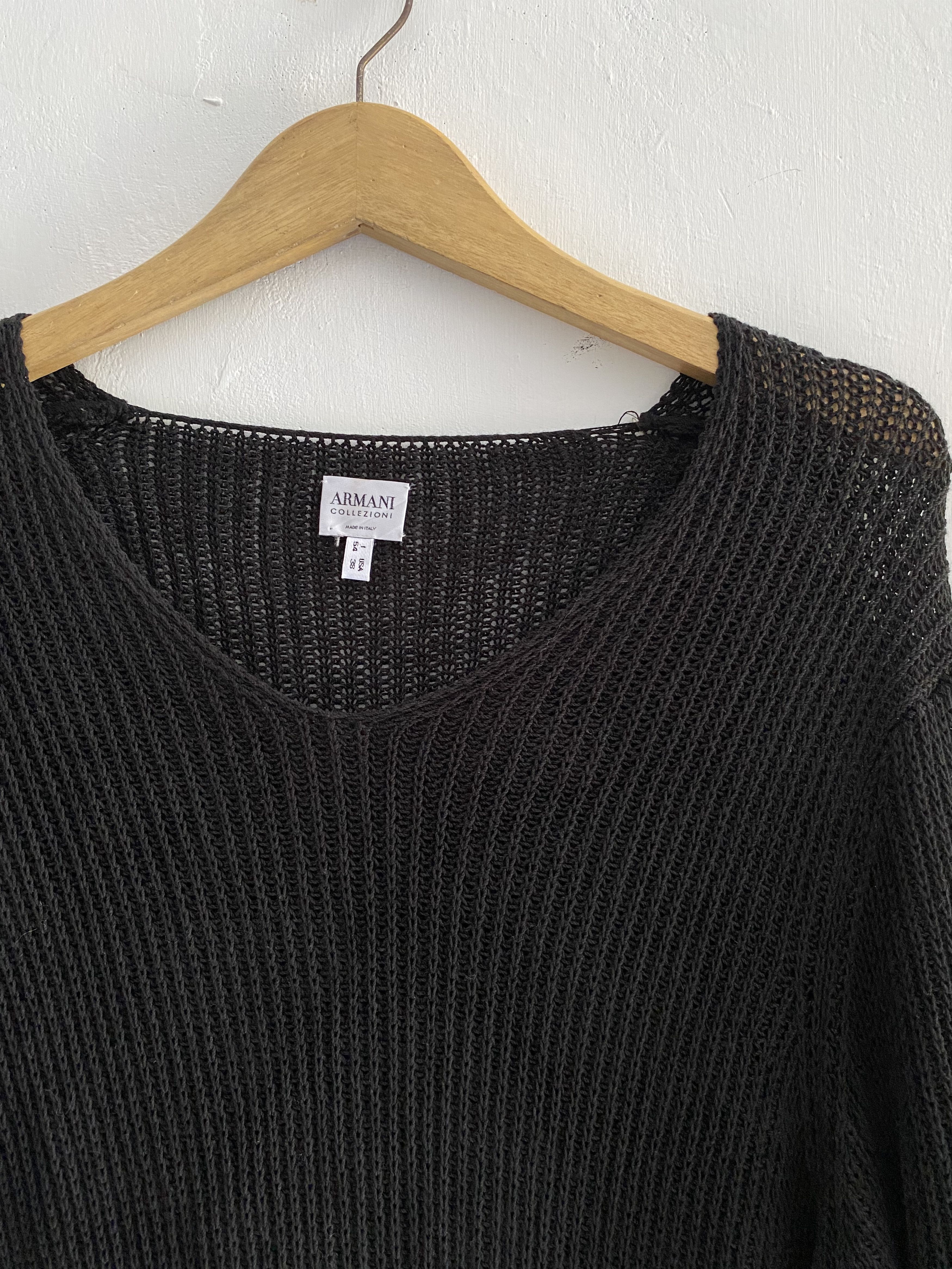 If Six Was Nine × Japanese Brand × Le Grande Bleu (L.G.B.) Vintage armani collezioni fishnet Size US L / EU 52-54 / 3 - 3 Thumbnail