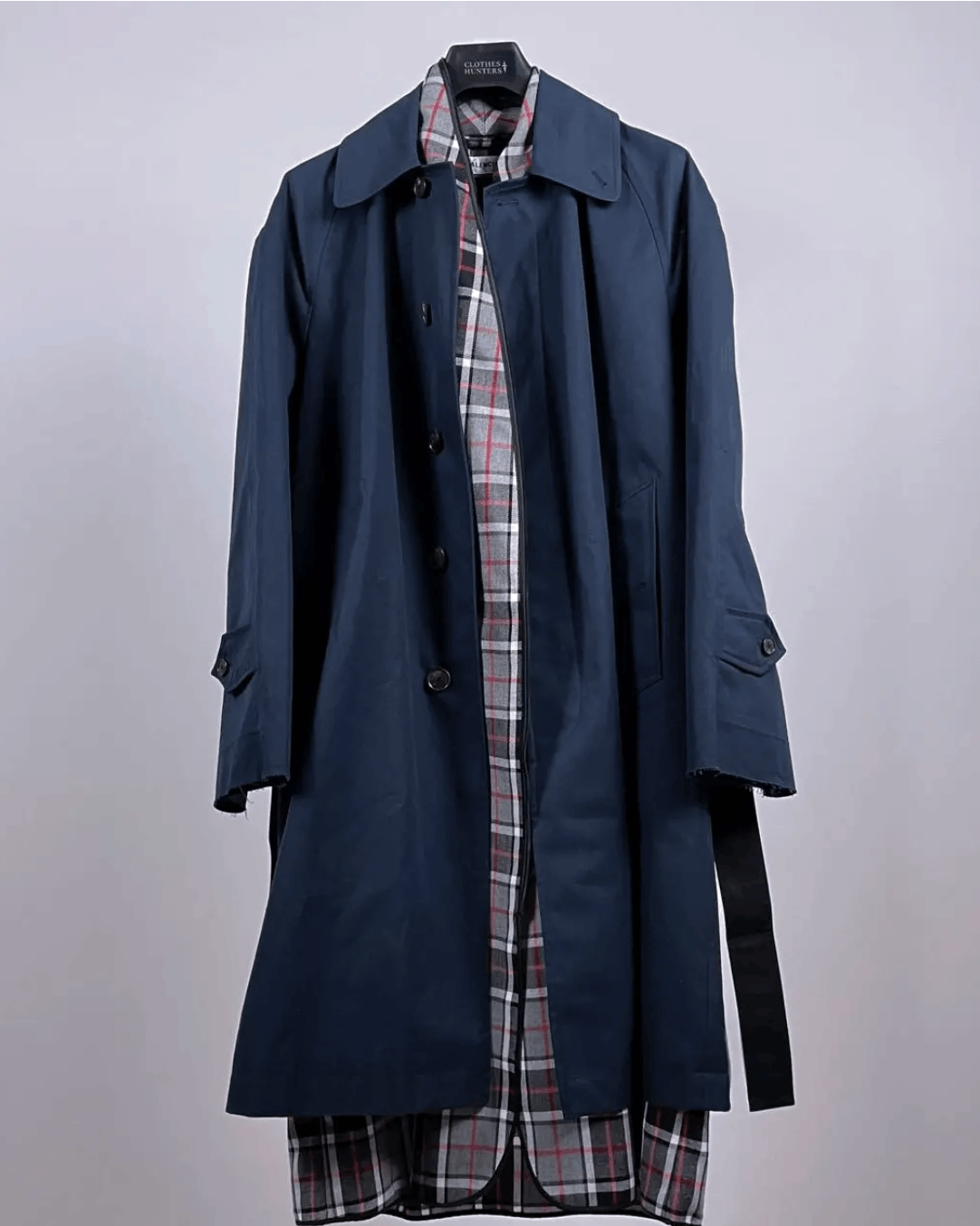 image of Balenciaga Winter Coat Oversize in Blue, Men's (Size Small)