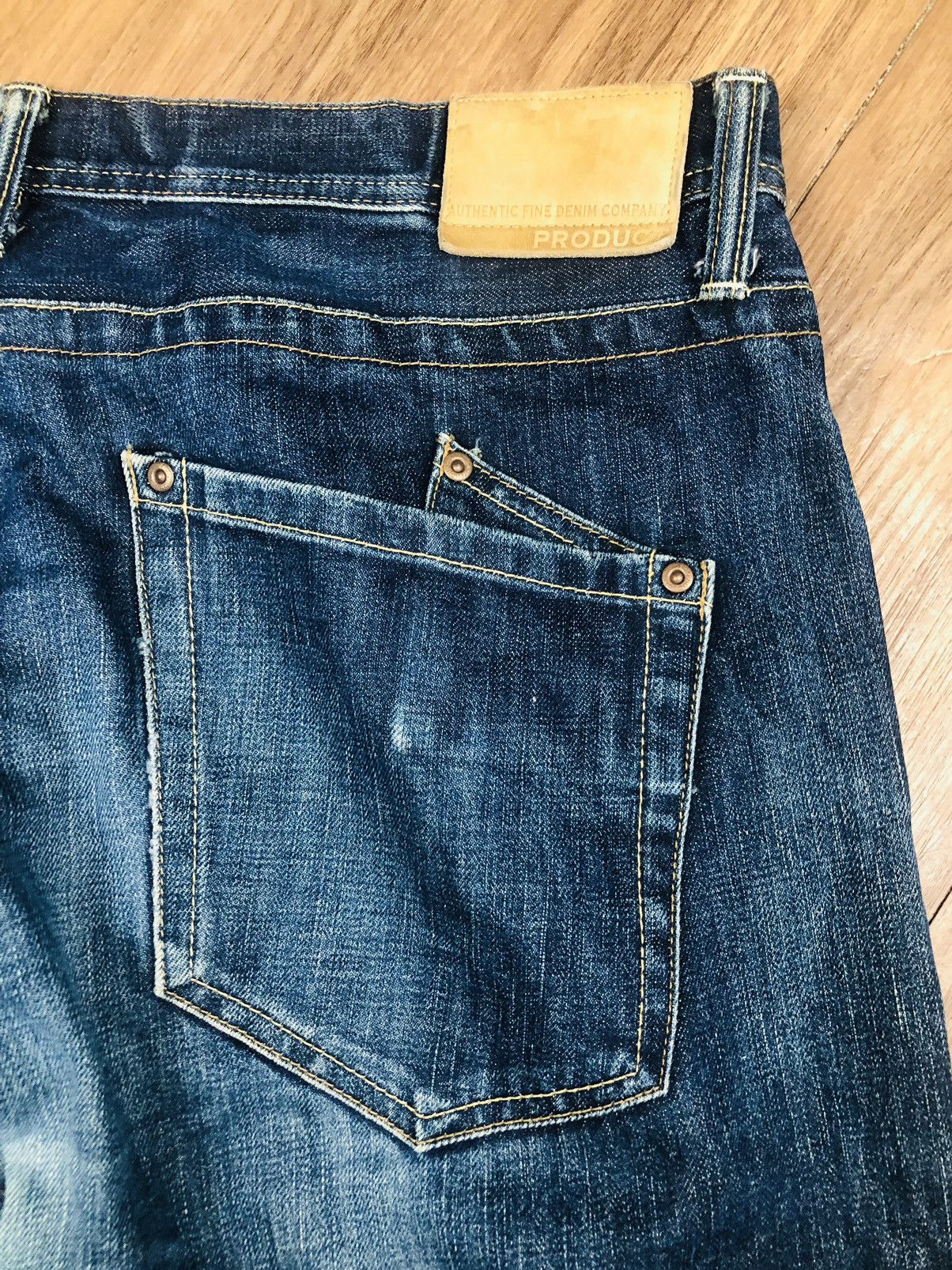 If Six Was Nine Authentic Fine Denim Distress Jeans (37) Size US 36 / EU 52 - 15 Thumbnail
