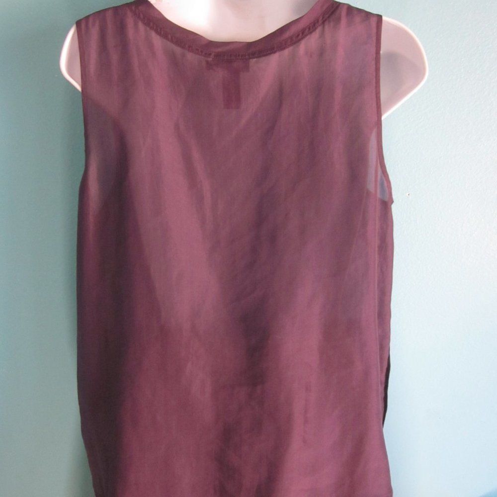 DKNY DKNY Purple Silk Tank Size 8 Lightweight Size M / US 6-8 / IT 42-44 - 4 Thumbnail