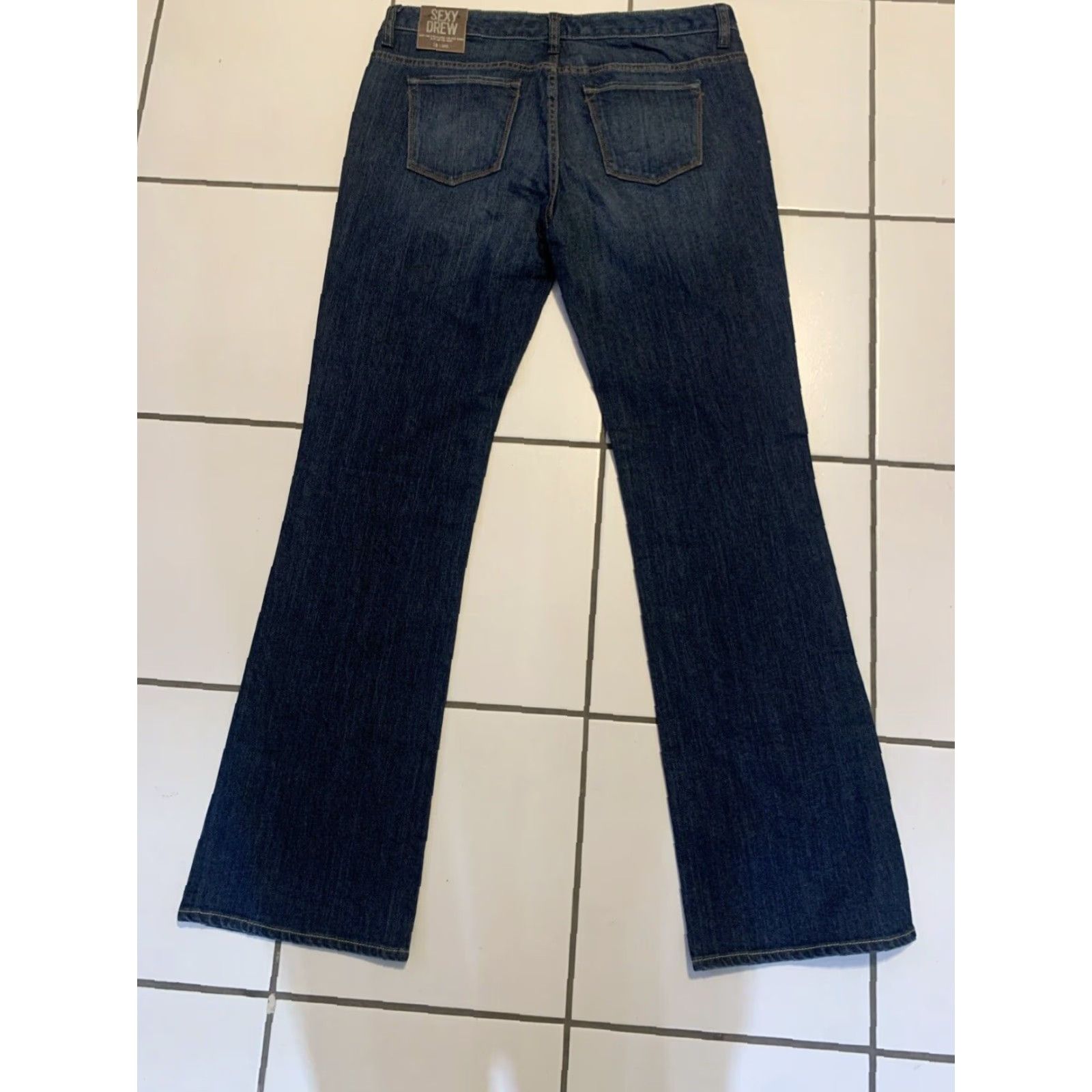 Vintage VINTAGE The Limited Drew Fit Bootcut Jeans Size 12 Women Dark Wash Denim Straight Leg Size 34" / US 12 / IT 48 - 2 Thumbnail