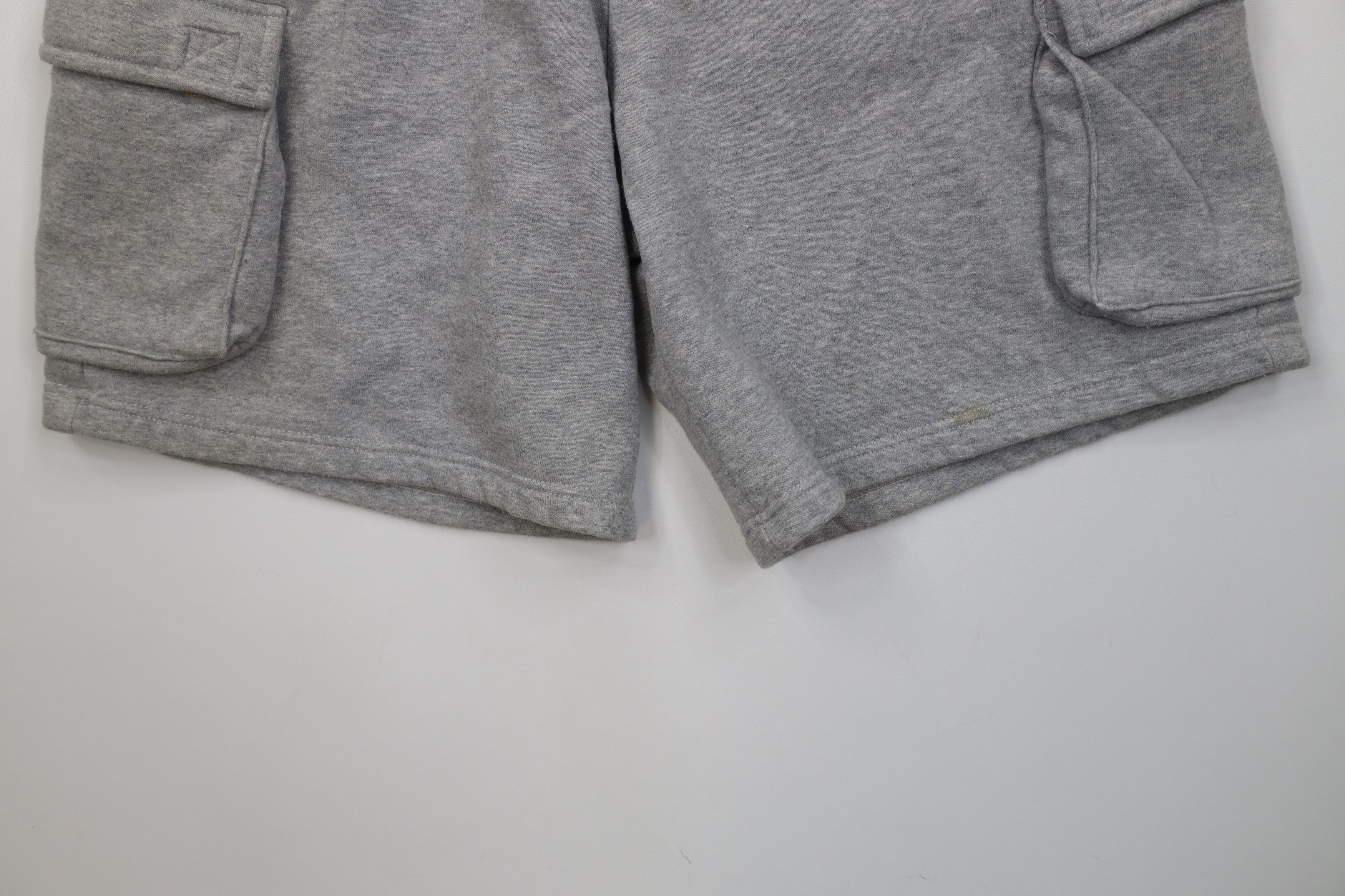 Vintage Vintage 90s Y2K Streetwear Blank Sweatpants Cargo Shorts Size US 36 / EU 52 - 4 Thumbnail