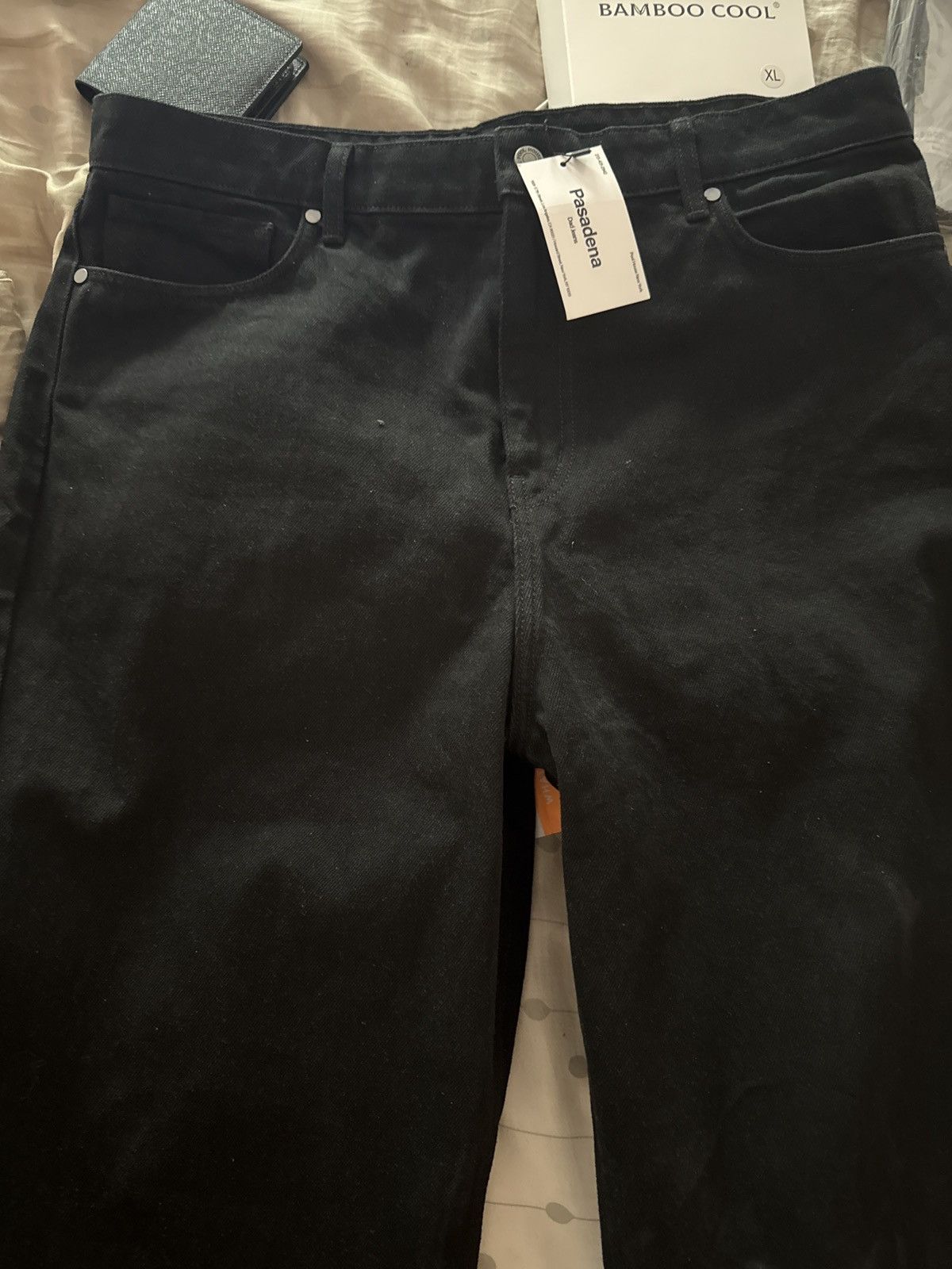 Pool House New York Pasadena Dad Jeans | Straight-Leg | Cone Denim Size US 38 / EU 54 - 4 Thumbnail