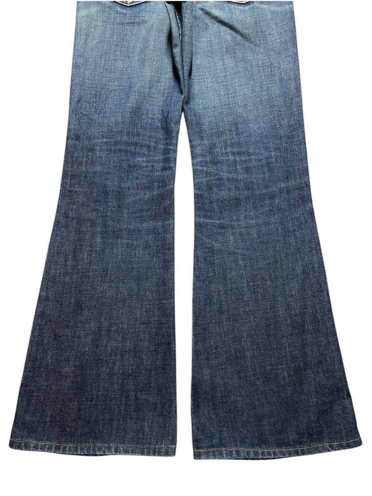 Edwin Vintage Japanese Brand Edwin Jeans Flare Bell Bottom Size 26" / US 2 / IT 38 - 6 Thumbnail