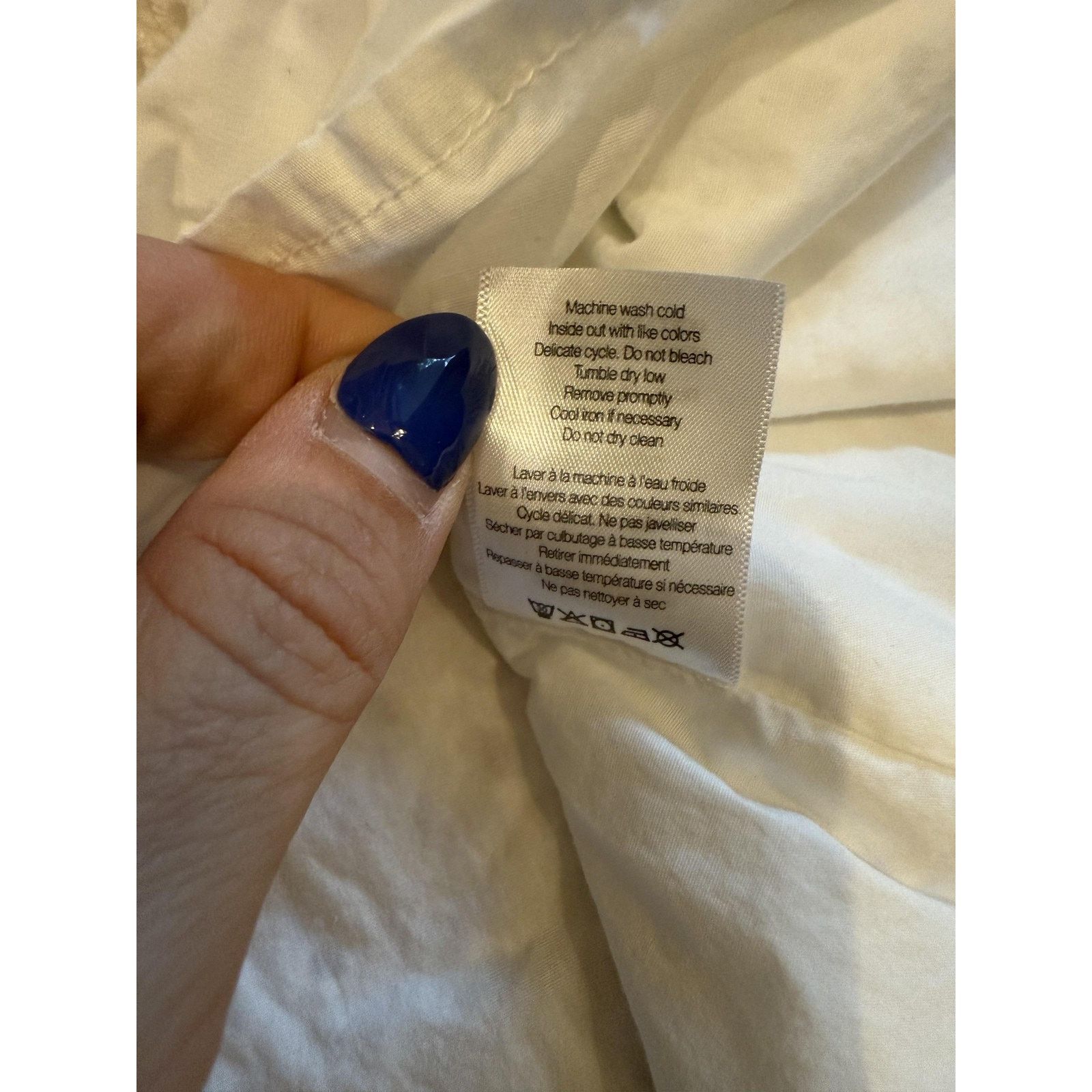 Veronica Beard Veronica Beard Dress Large White Eyelet V-Neck Pima Cotton Size L / US 10 / IT 46 - 7 Thumbnail