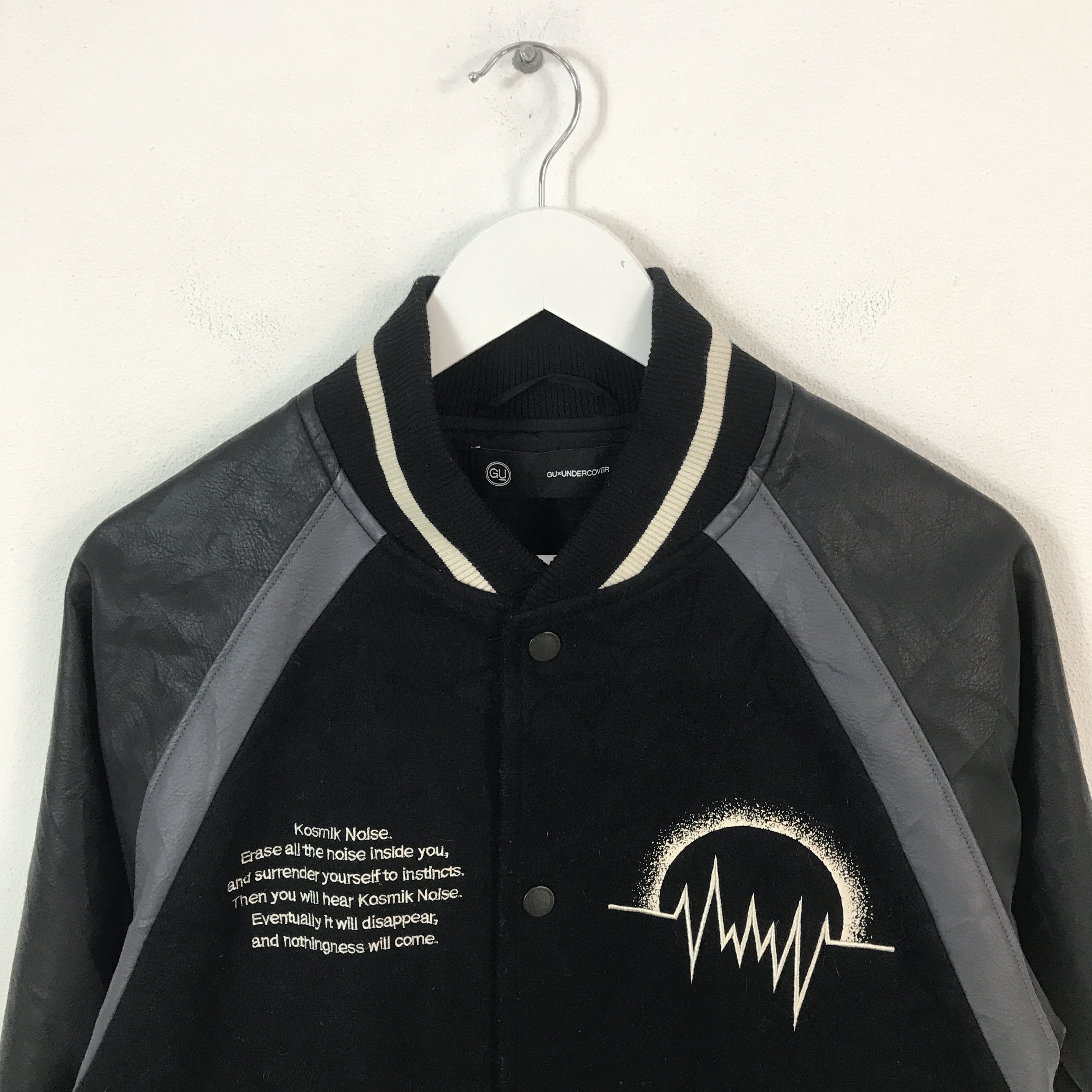 GU × Undercover Undercover x Gu Varsity kosmik noise snap Button jacket Size US M / EU 48-50 / 2 - 3 Thumbnail