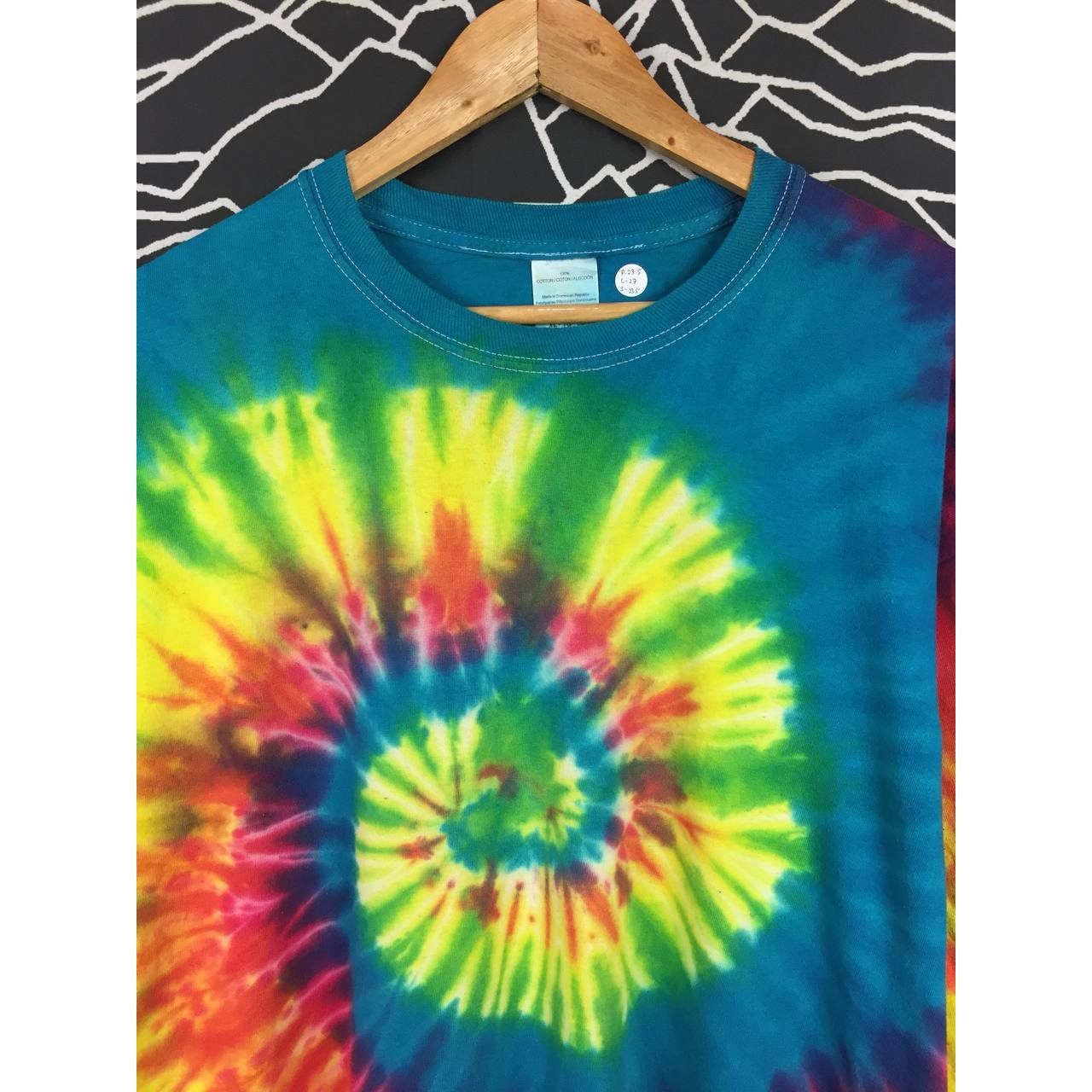 Vintage Trippy Tie-Dye Spiral Psychedelic Hippie Longsleeve Tee Size US XL / EU 56 / 4 - 3 Thumbnail