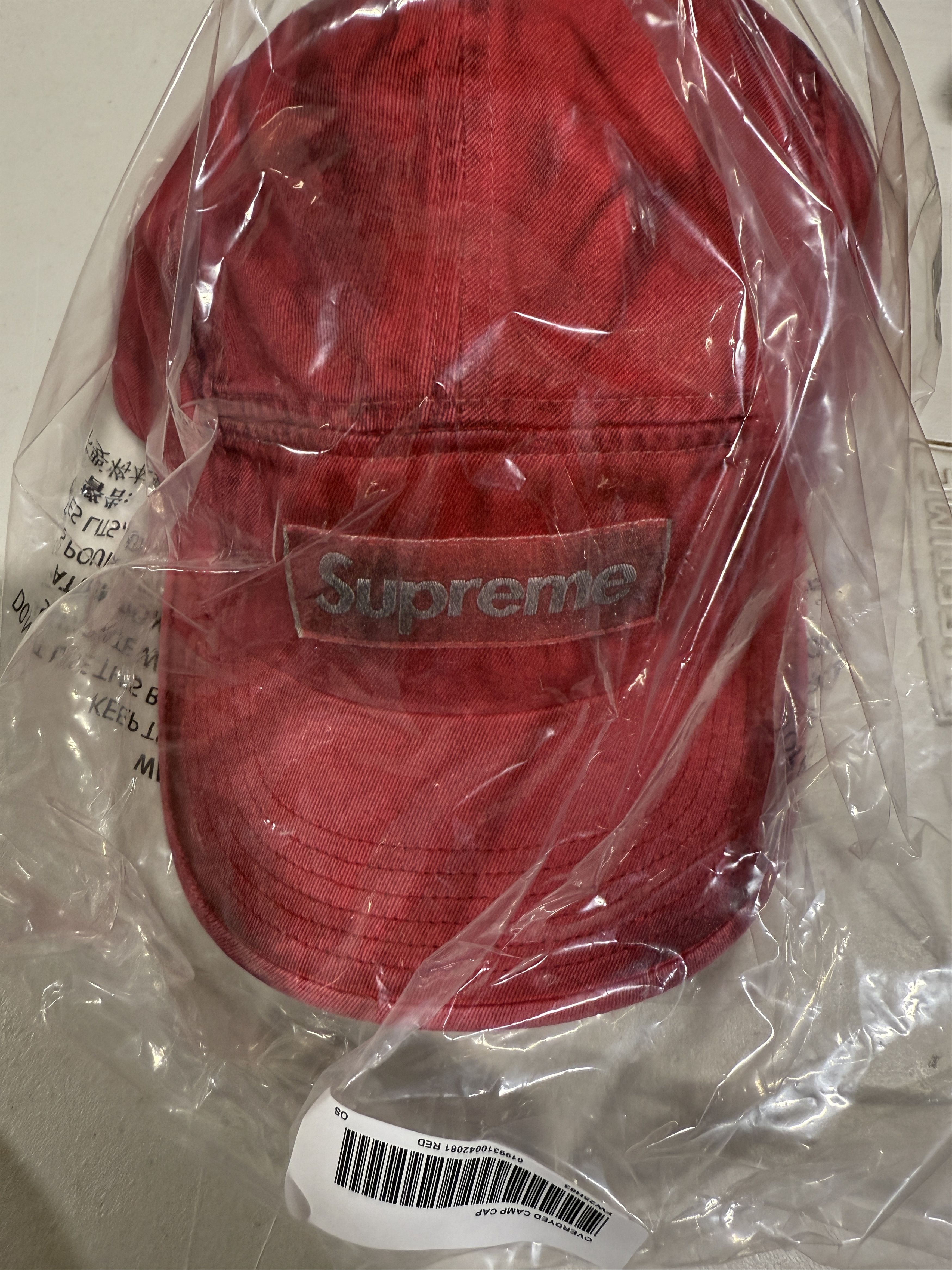 Supreme Supreme Overdyed Camp Cap Red Sz Adjustable Size ONE SIZE - 3 Thumbnail
