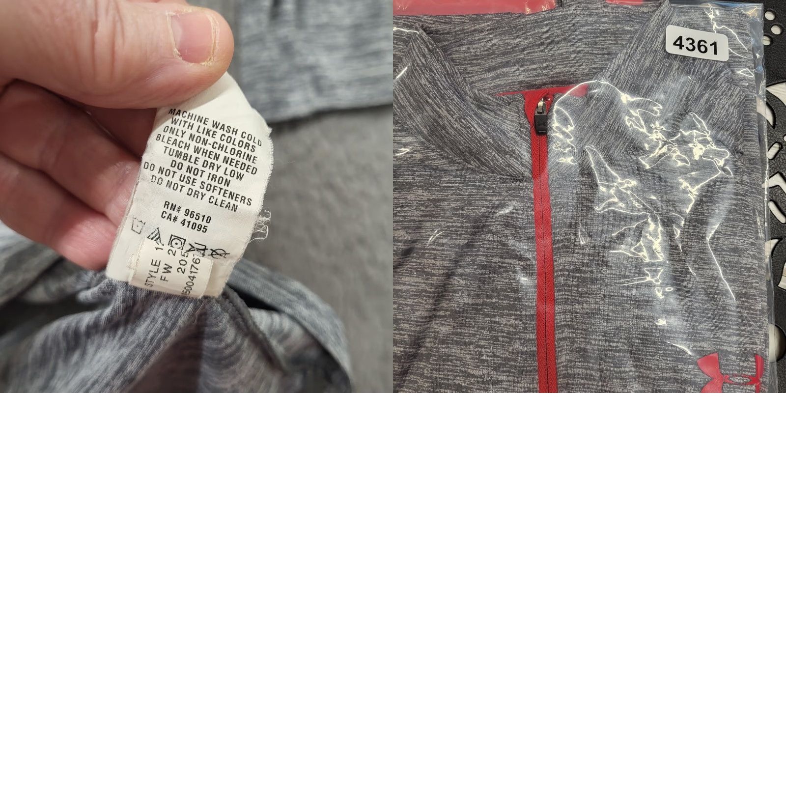 Under Armour Under Armour Sweater Men M Gray Heathered Loose Heatgear Performance Crew Neck Pullover Long Sleeve 1/2 Zip Size US M / EU 48-50 / 2 - 9 Thumbnail