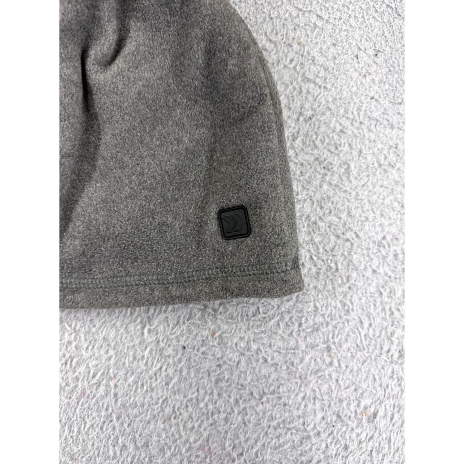 Vintage Hat Adult One Size Gray 100% Polyester Fleece Logo Ski Snow Winter Warm Beanie Toque Size US M / EU 48-50 / 2 - 3 Thumbnail