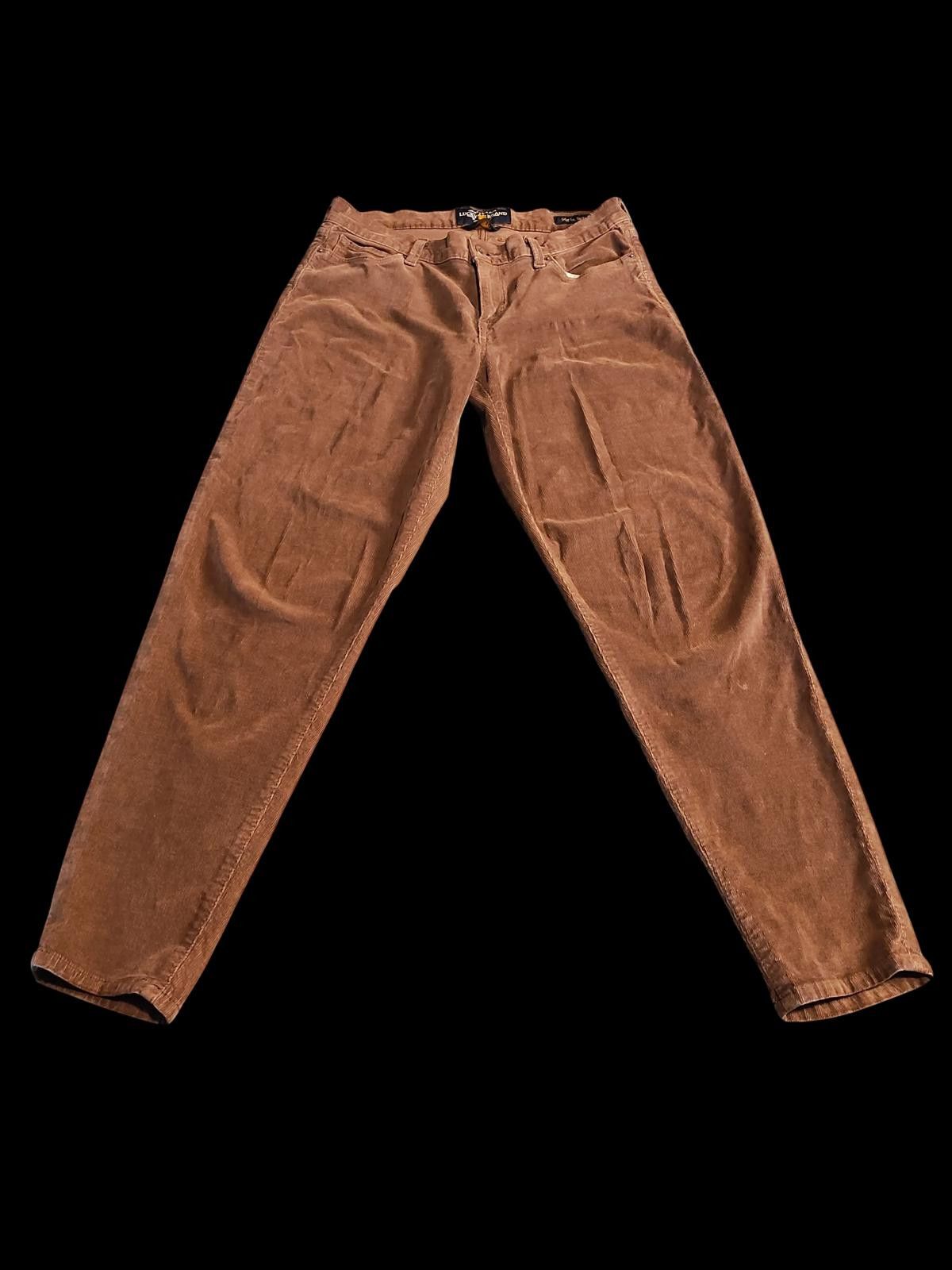 Lucky Brand Lucky Brand Women's Brown Corduroy Pants Size 32" / US 10 / IT 46 - 3 Thumbnail