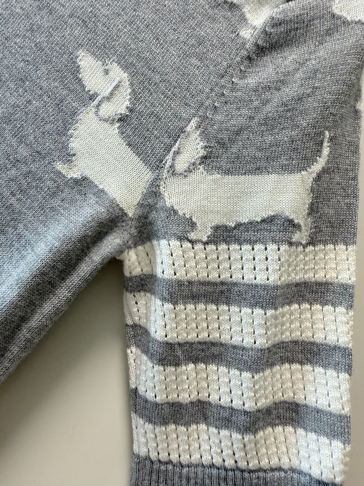 Thom Browne Thom Browne Dachshund Intarsia Knit Top Size S / US 4 / IT 40 - 2 Thumbnail
