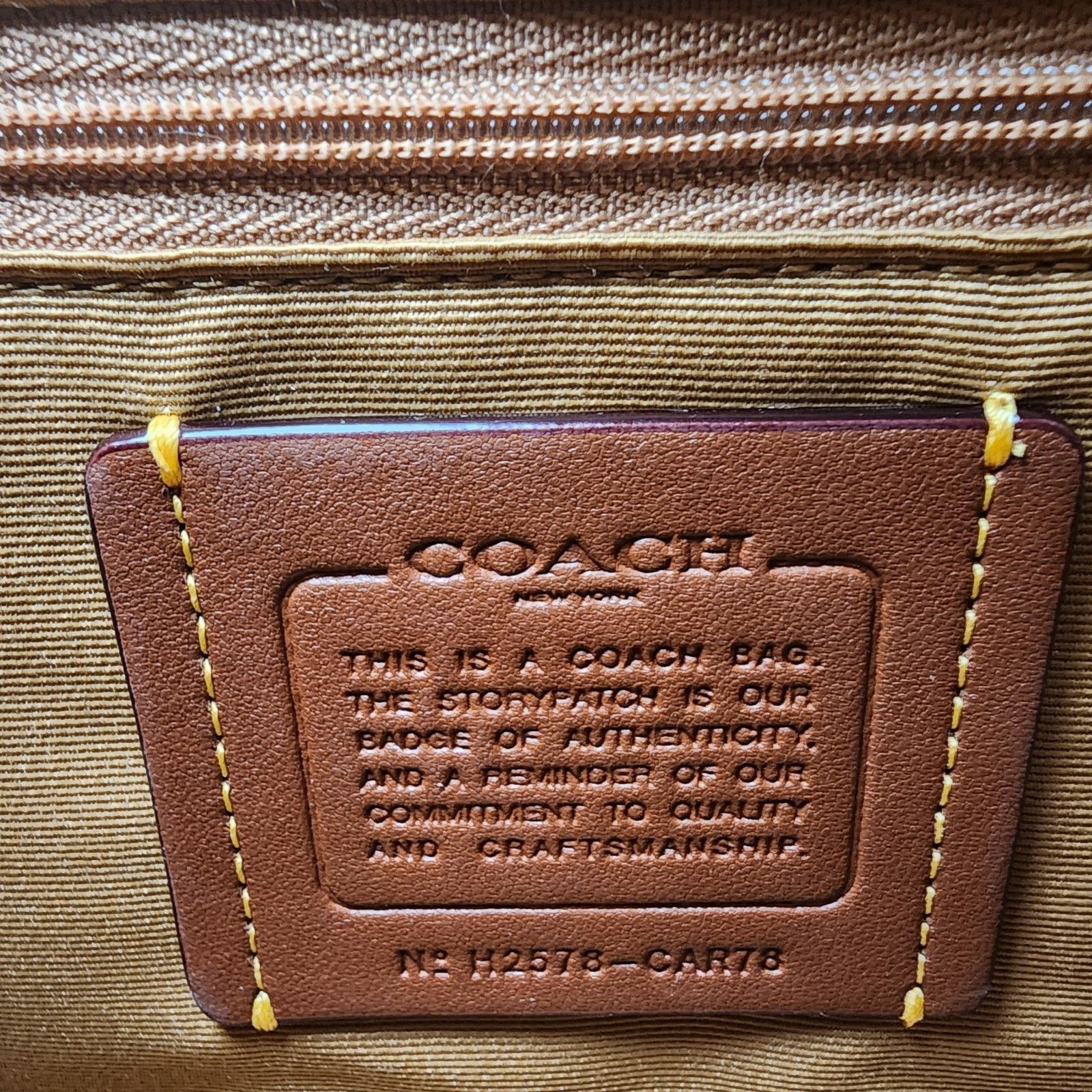 Coach Coach CAR78 Signature Jacquard Smith Tote 24 Light Khaki Size ONE SIZE - 5 Thumbnail