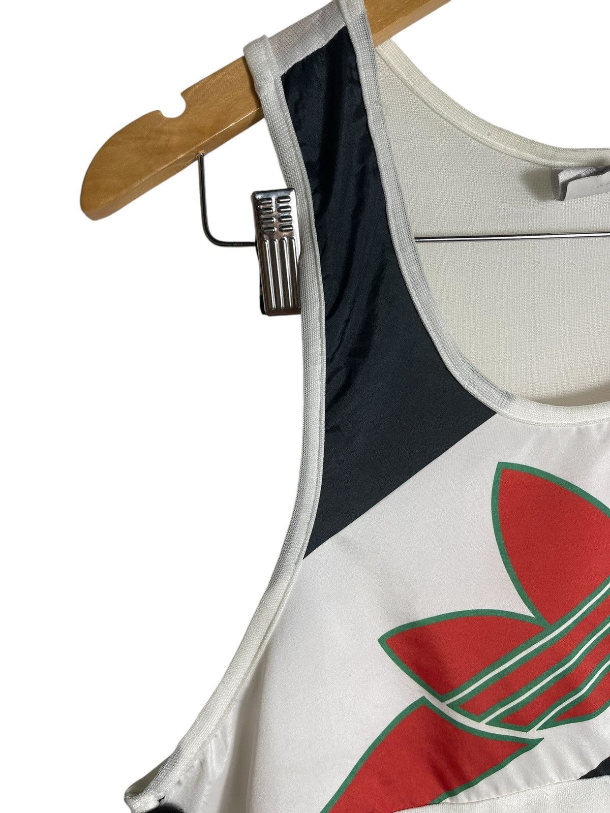 Adidas × Vintage Rare Vintage Adidas Trefoil Made In Usa Big logo Jersey Top Size US S / EU 44-46 / 1 - 3 Thumbnail