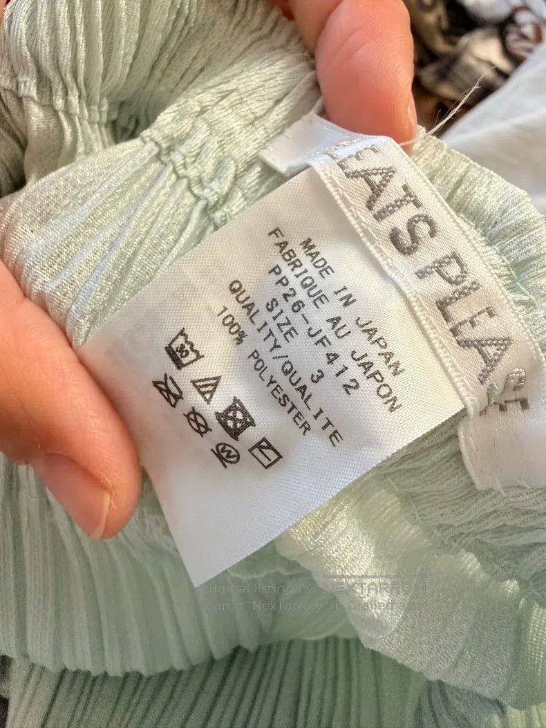Issey Miyake Issey Miyake size:3 Blue Pants Size 31" - 3 Thumbnail