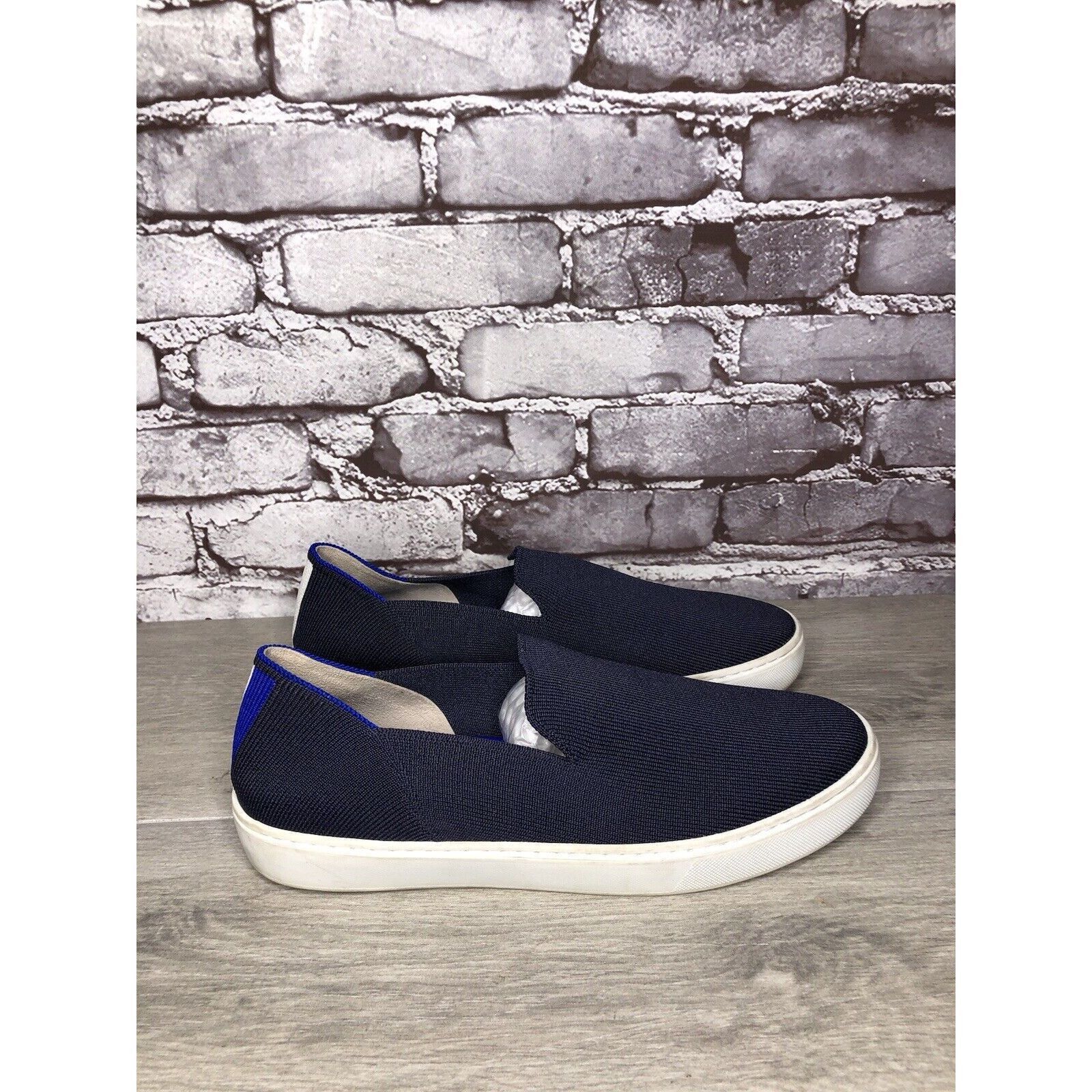 Other Rothy’s The Original Navy Blue Textile Sneakers Shoes Women Size US 9.5 / IT 39.5 - 3 Thumbnail