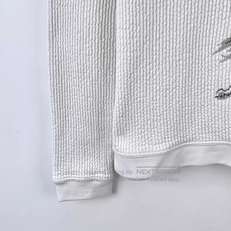 Hermes Hermes White Horse Totem Jacquard Cotton Crew Neck Long Sl Size US M / EU 48-50 / 2 - 5 Thumbnail