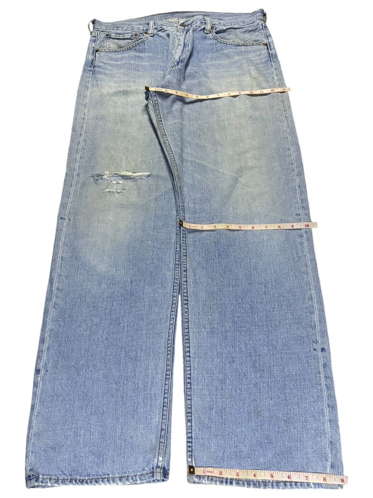 Levi's × Levi's Vintage Clothing Vintage 90s Levis 503 Faded Wash Distressed Baggy Jeans Size US 36 / EU 52 - 14 Thumbnail