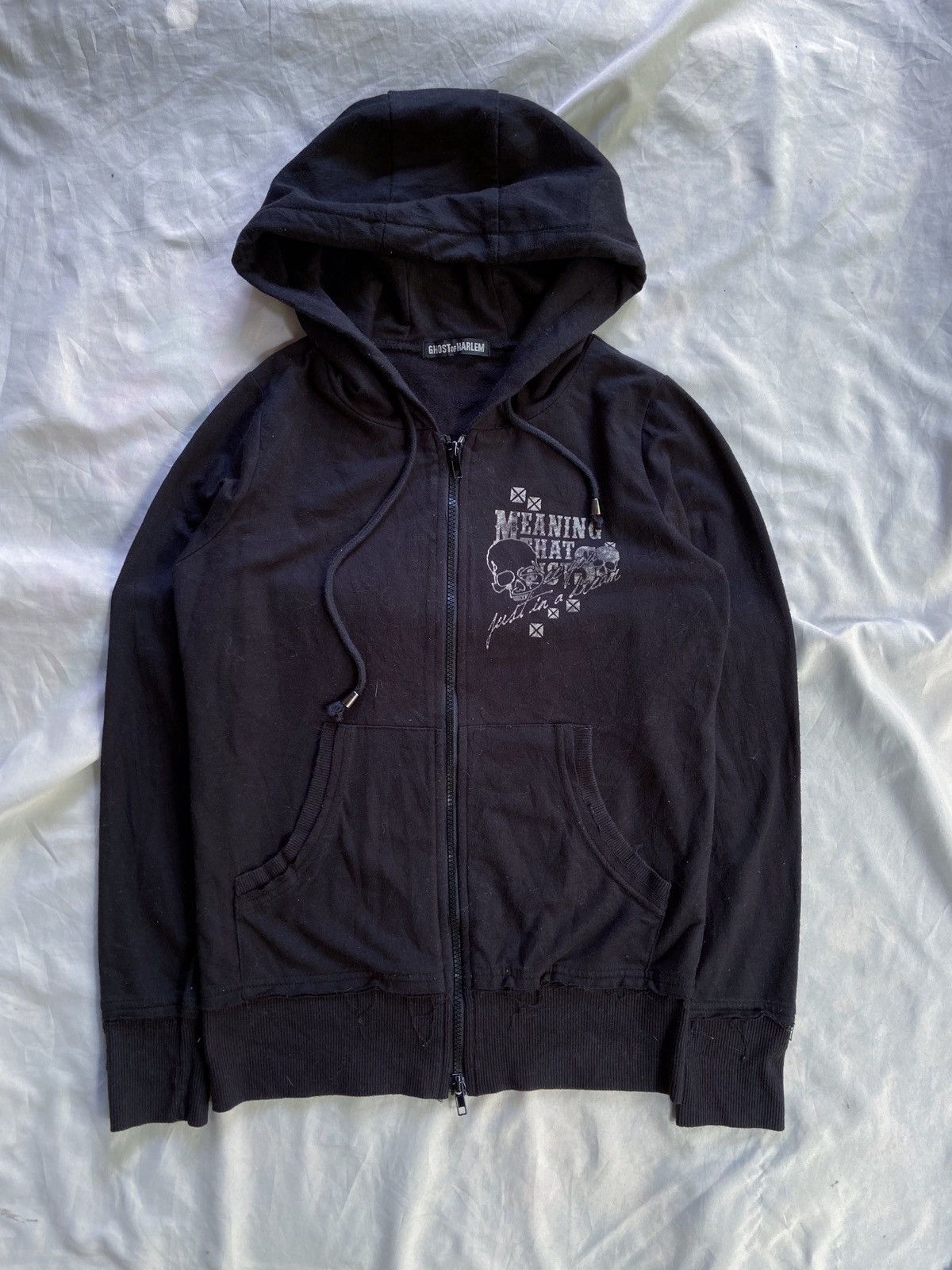Beauty Beast GHOST OF HARLEM SKULL ZIP HOODIE number nine kapital Size US S / EU 44-46 / 1 - 4 Thumbnail