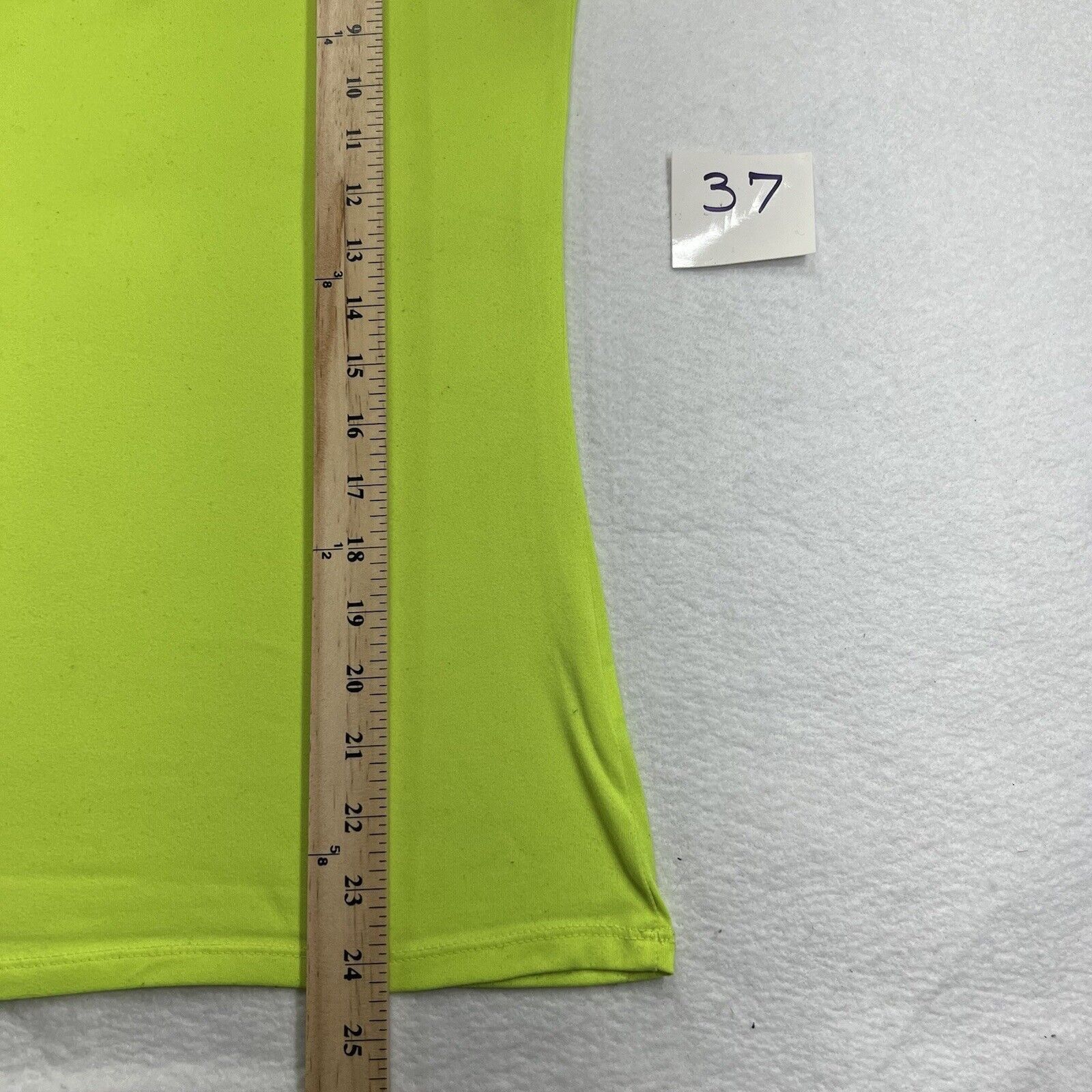 Nike Nike XS Athletic Cut Neon Yellow V Neck Short Sleeve T Shirt Size XS / US 0-2 / IT 36-38 - 8 Thumbnail