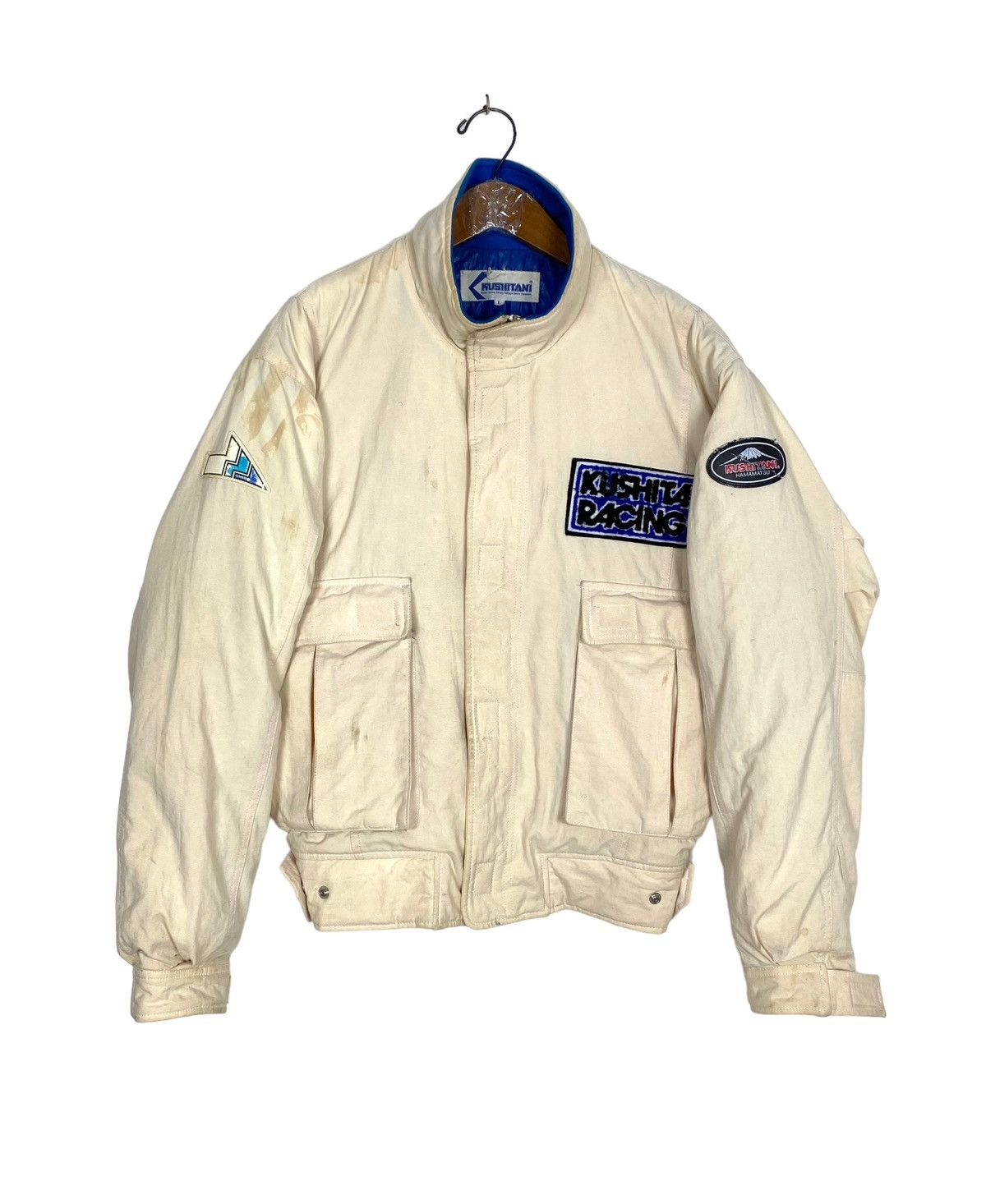Japanese Brand Rare‼️ Vtg Kushitani Racing Jacket Big Logo Made in Japan Size US M / EU 48-50 / 2 - 1 Thumbnail